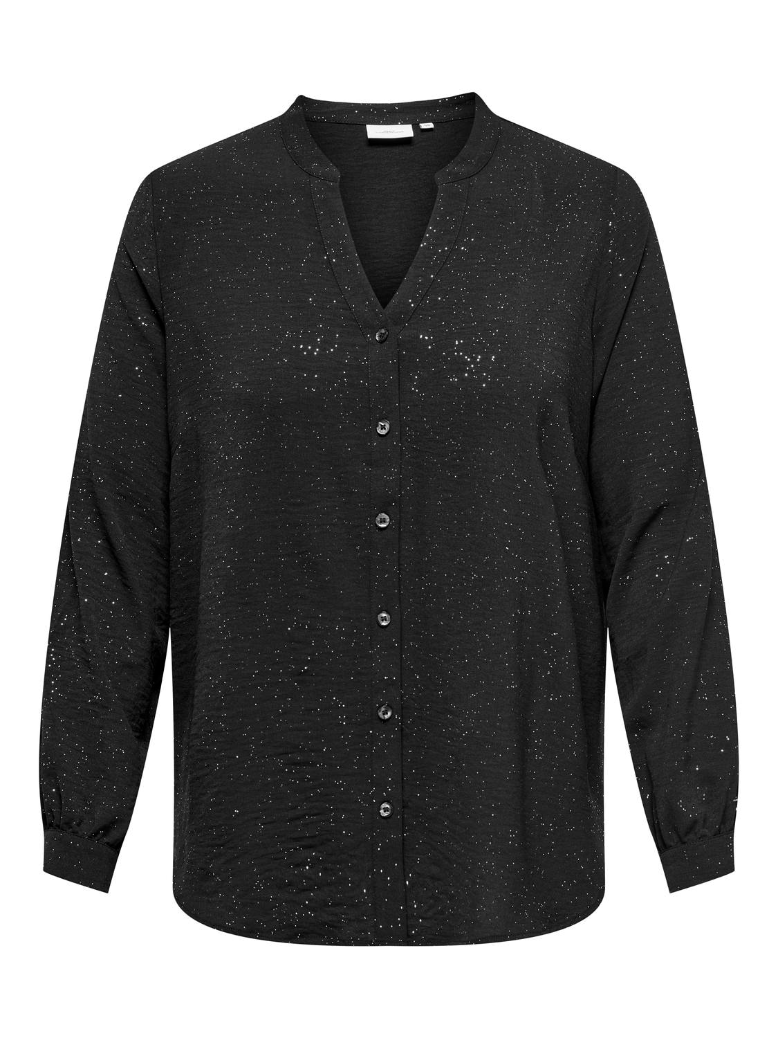 ONLY CARMAKOMA Shirtbluse »CARJOSEE METTA LIFE L/S V-NECK SHIRT WVN«