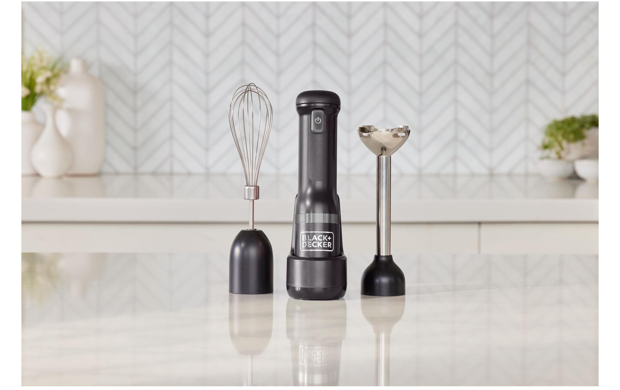 Black + Decker Stabmixer »Stabmixer 6er Kit schwarz«, 14 W