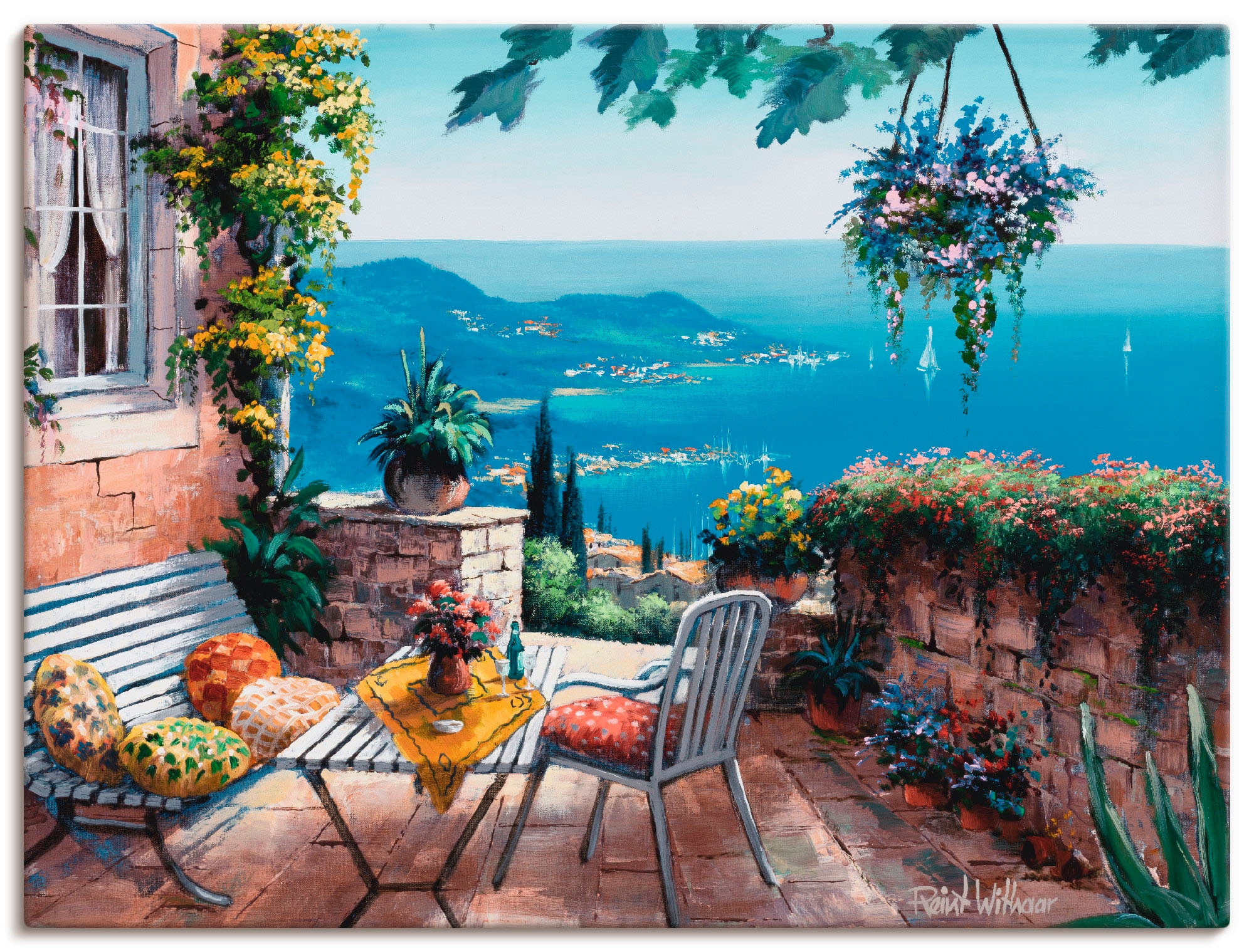 Image of Artland Wandbild "Zeiten der Ruhe" Garten 1 Stk. tlg. als Leinwandbild, Poster in verschied. Grössen