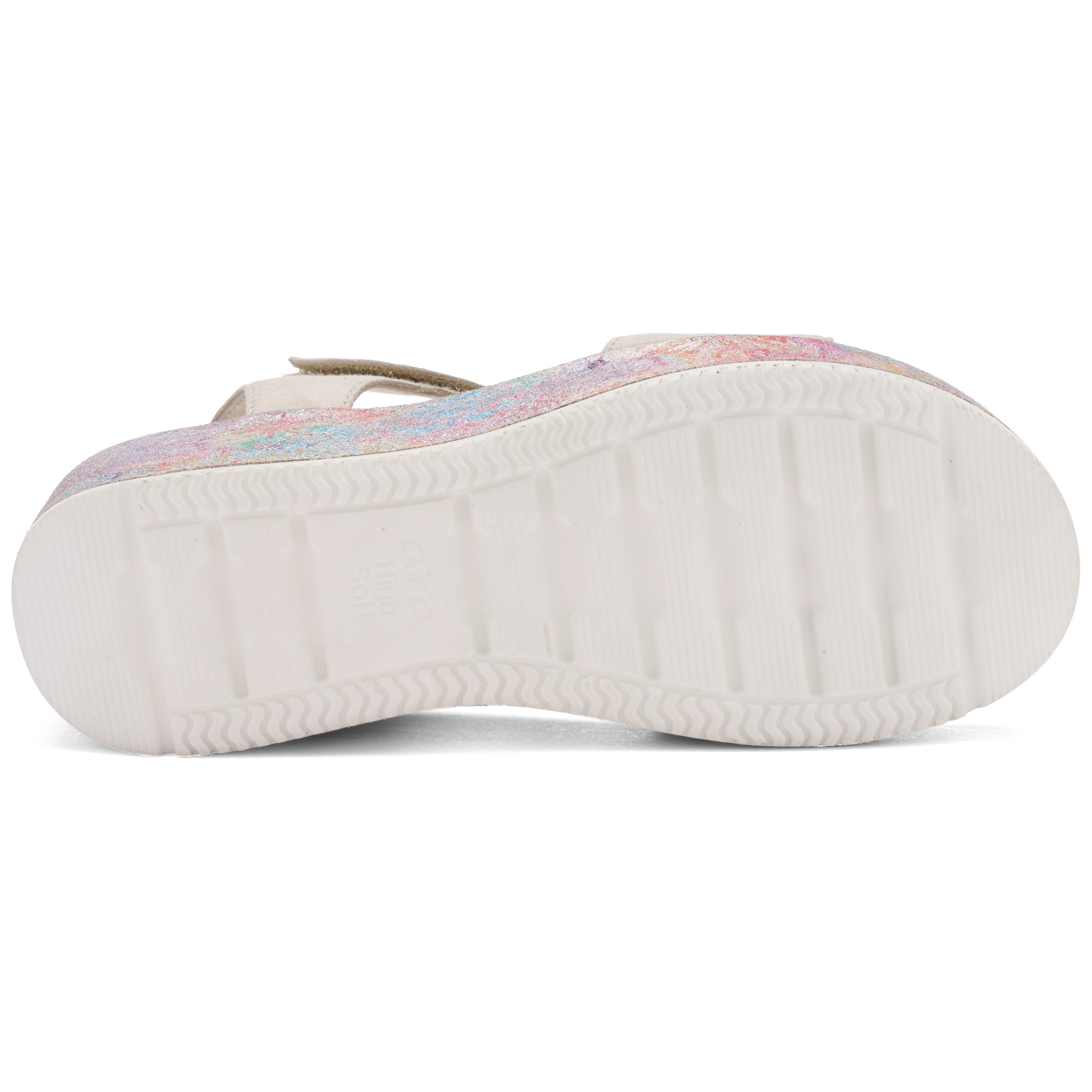 Ara Sandales compensées »RIMINI«  Sandale à brides, chaussure d'été avec fermetures velcro, largeur G