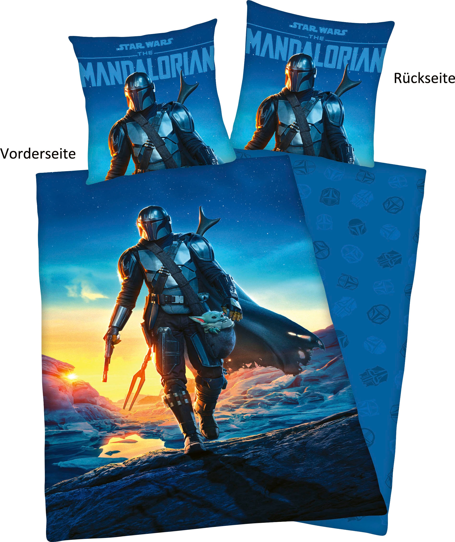 Image of Star Wars Wendebettwäsche "Star Wars" mit tollem Motiv, The Mandalorian