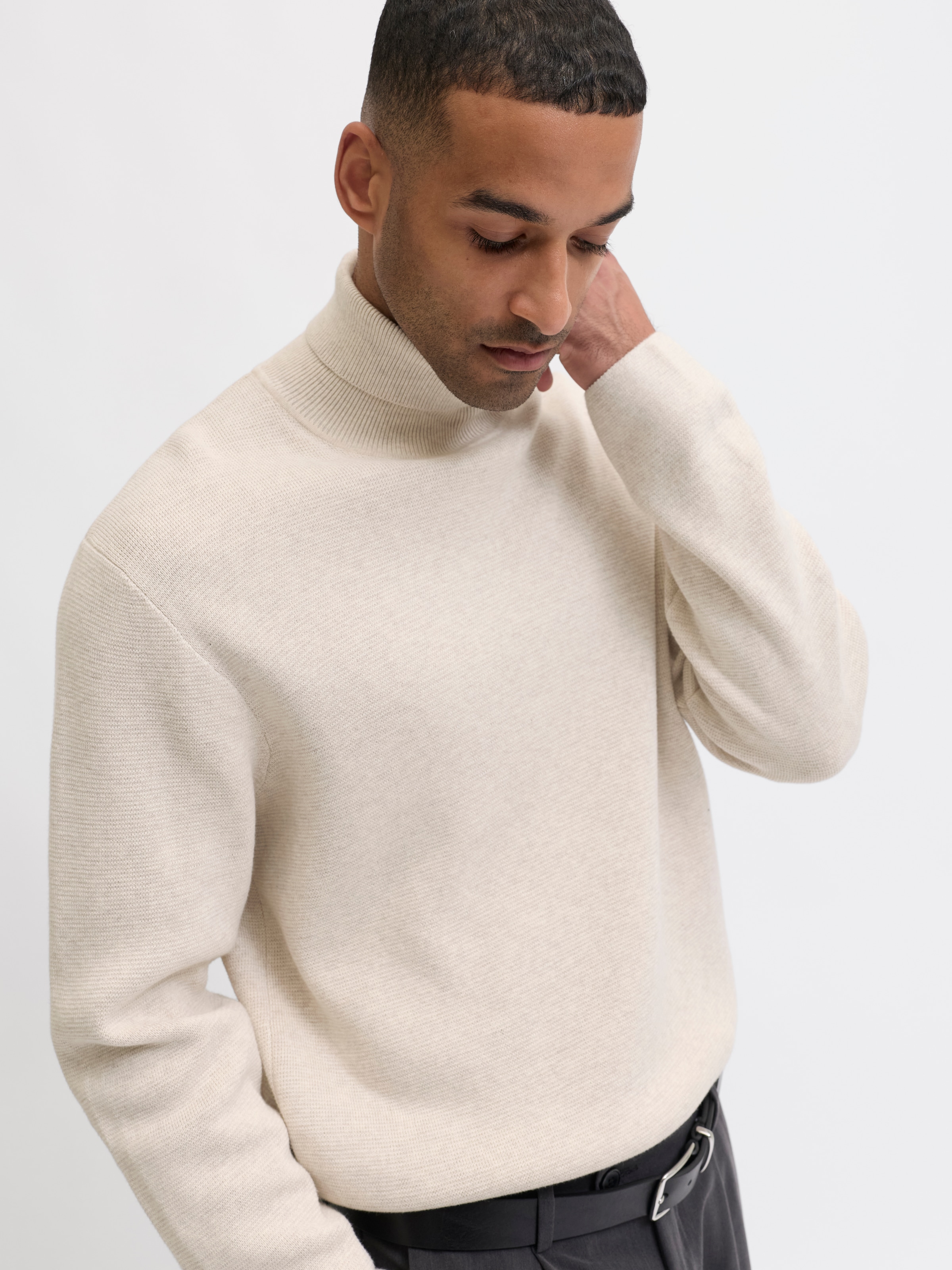 Jack & Jones Pull à col roulé »JPRBLAMILANO STITCH KNIT ROLL NECK«
