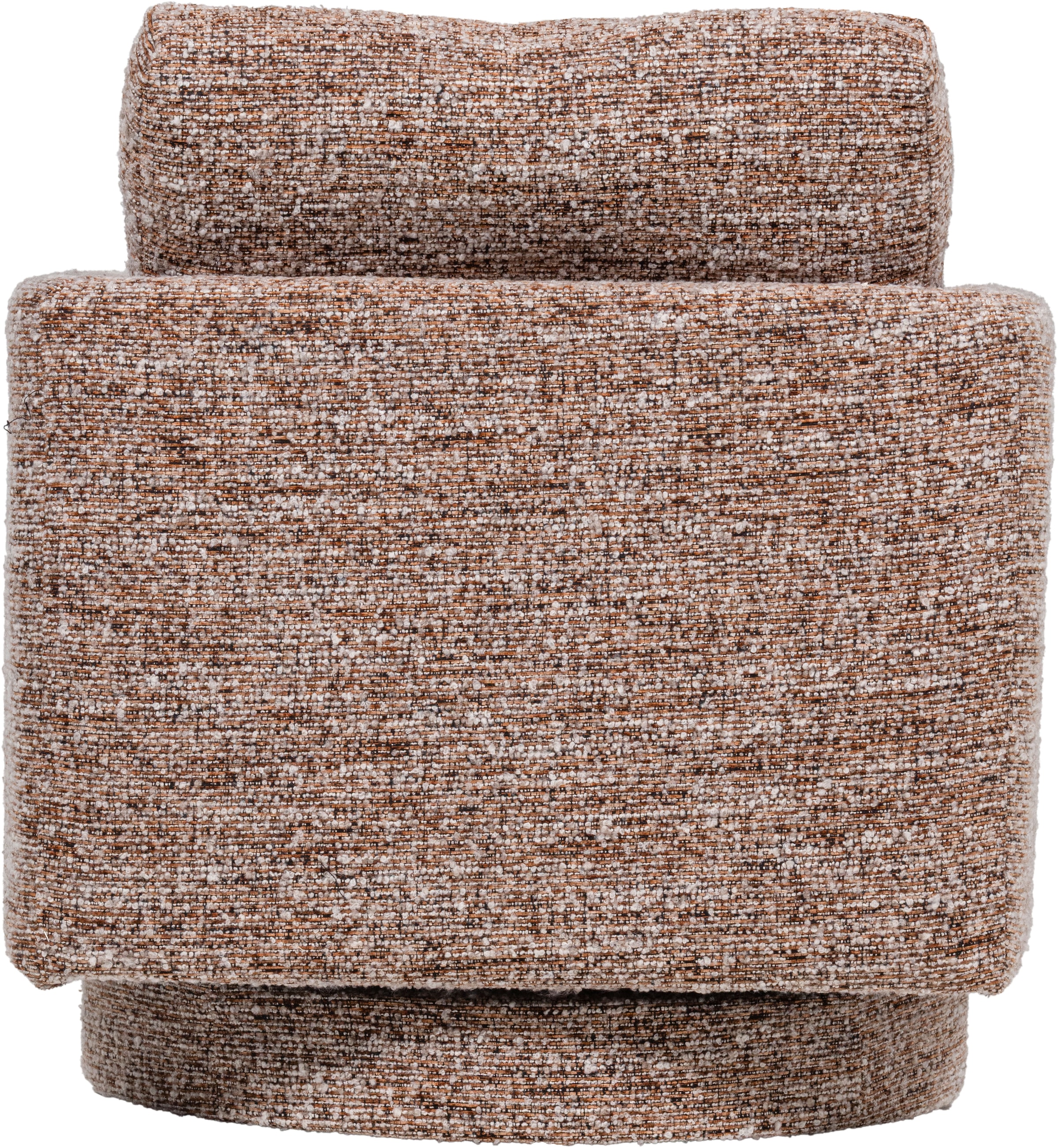 WOOOD Fauteuil pivotant »Oska mit Sizz-Melange-Bezug und Drehmechanismus B 78 x T 79 x H 64 cm« Capacité de charge 130 kg, haute résistance à l'usure, accoudoirs intégrés