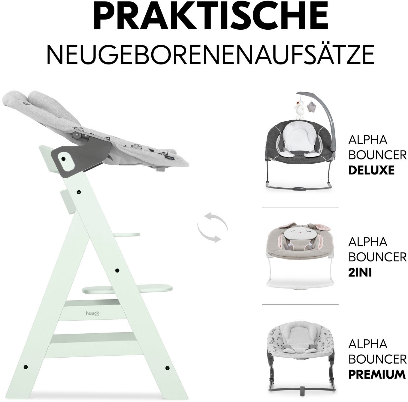 Hauck Chaise haute »Alpha+« () FSC® - schützt Wald