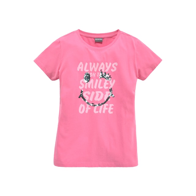 Trendige KIDSWORLD T-Shirt, mit Wendepailletten ohne Mindestbestellwert  bestellen