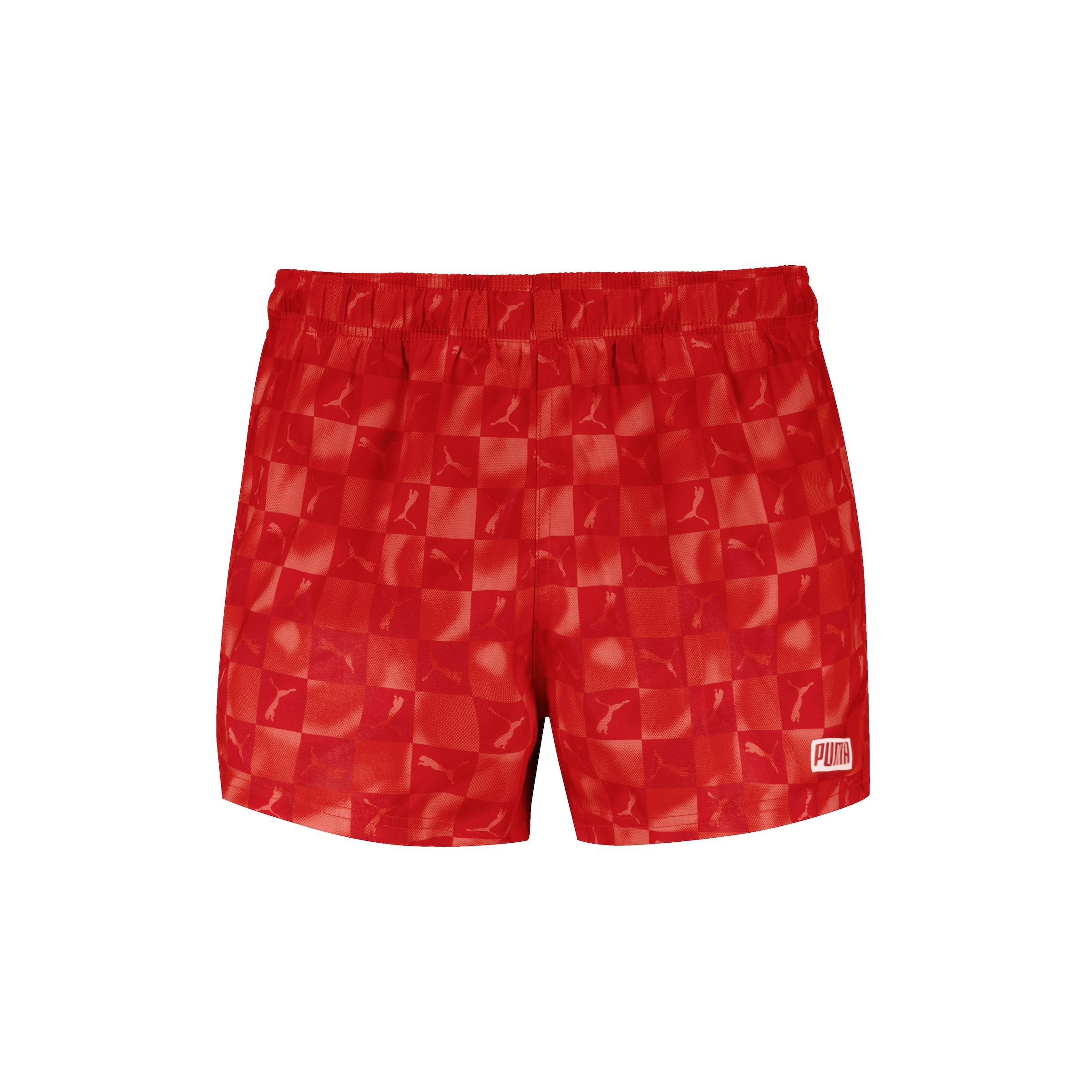 PUMA Short de bain »PUMA SWIM MEN PRINTED CAT SHORT SHORTS« mit Gummizug und seitlichen Taschen