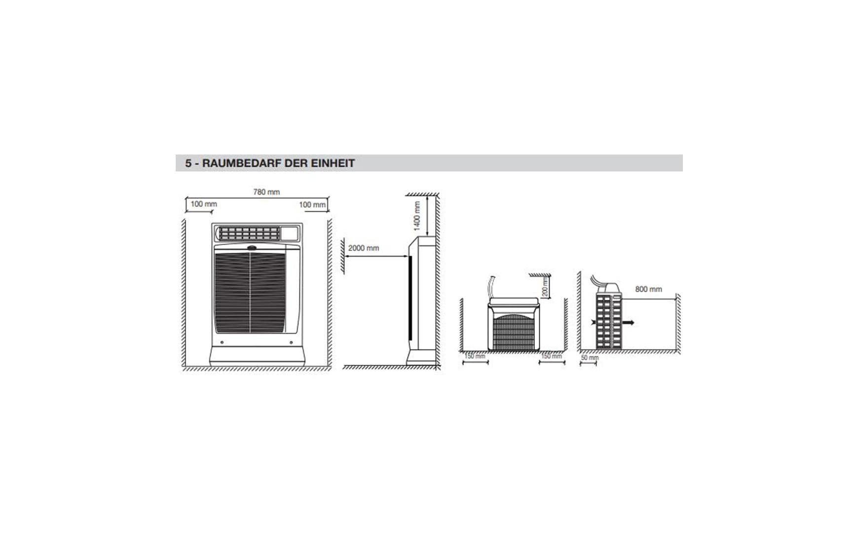 Coldtec by Kibernetik Klimagerät »Argo Ulisse 13 DCI ECO WiFi 180 m³«