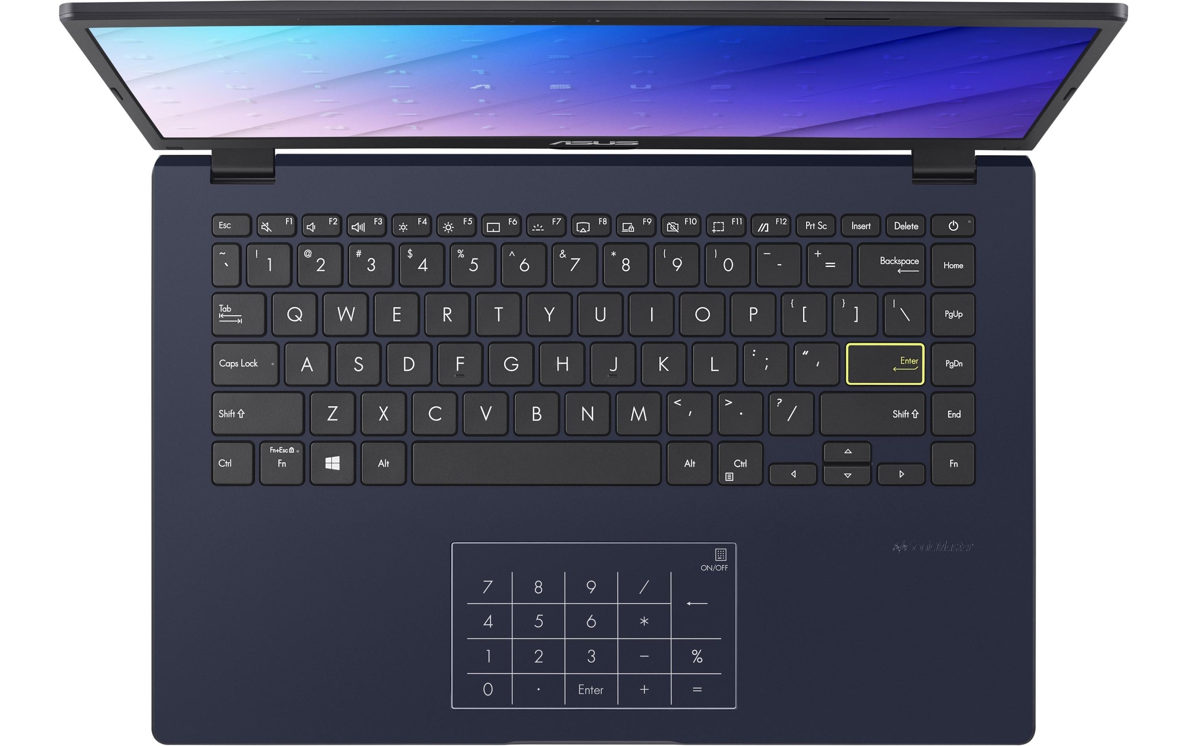 Asus Notebook »Go 14 (E410KA-EB412WS«, 35,42 cm, / 14 Zoll, Intel, Celeron, HD Graphics, 256 GB SSD