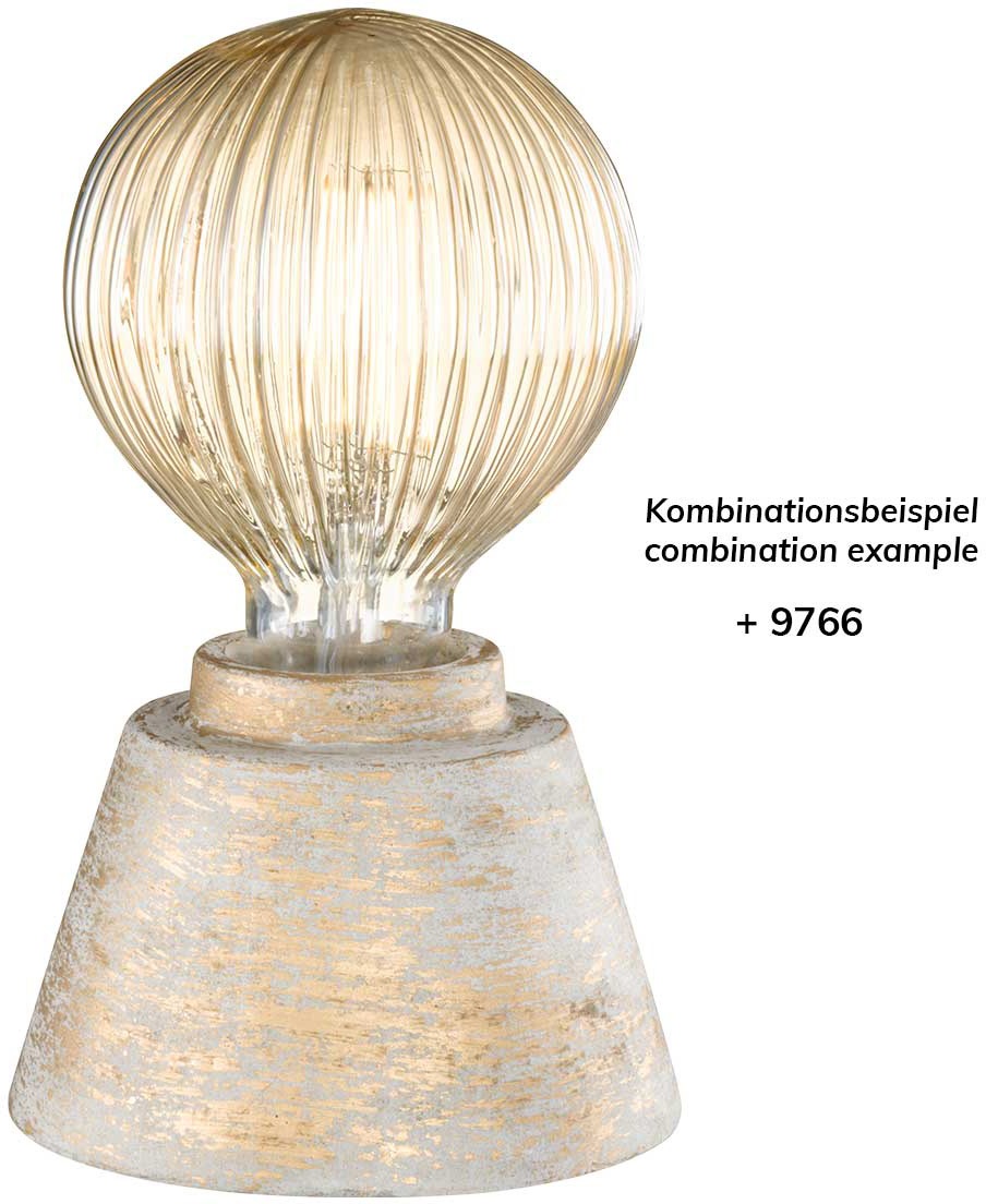 Image of WOFI Tischleuchte »Tischleuchte Borg 1flg«, E27, 1 St., variabler Einsatz diverser Leuchtmittel bei Ackermann Versand Schweiz