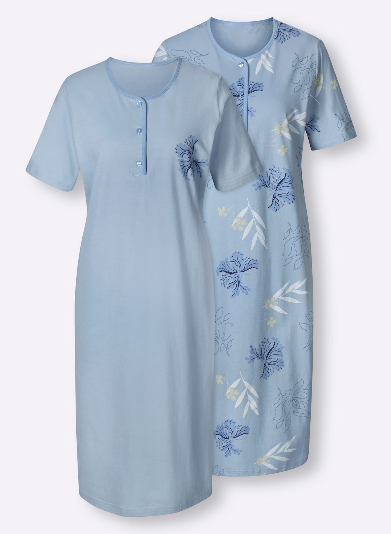 Ascafa Nachthemd »Kurzarm-Nachthemden«