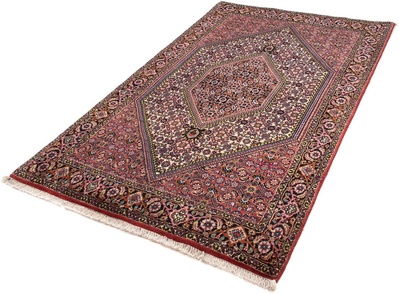 Image of morgenland Orientteppich »Perser - Bidjar - 178 x 110 cm - hellrot«, rechteckig, 15 mm Höhe, Wohnzimmer, Handgeknüpft, Einzelstück mit Zertifikat bei Ackermann Versand Schweiz