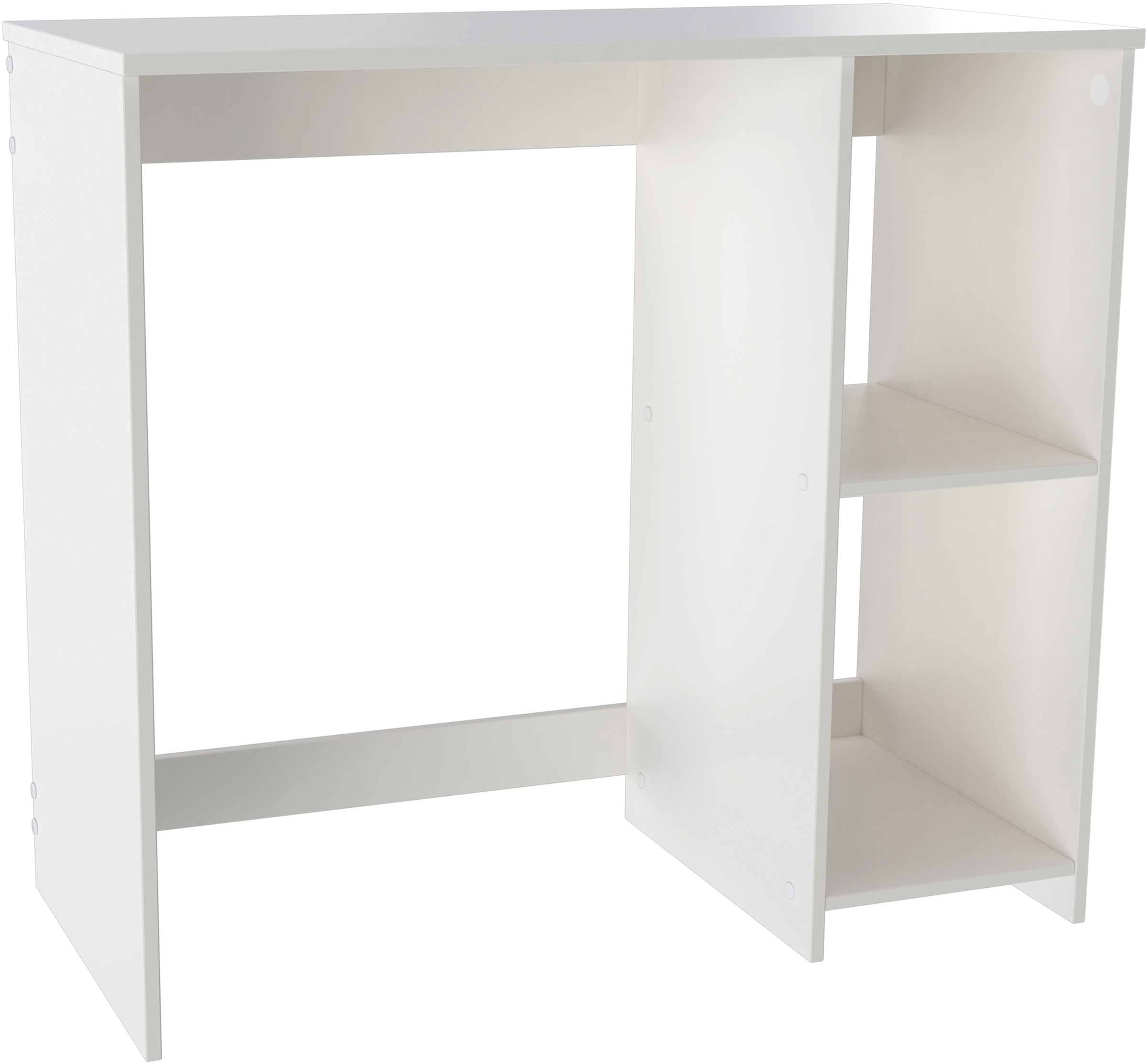 OTTO home Schreibtisch "BAKAR, Laptoptisch, Computertisch," 2 offene Fächer, platzsparend, Breite 80 x Tiefe 40 cm