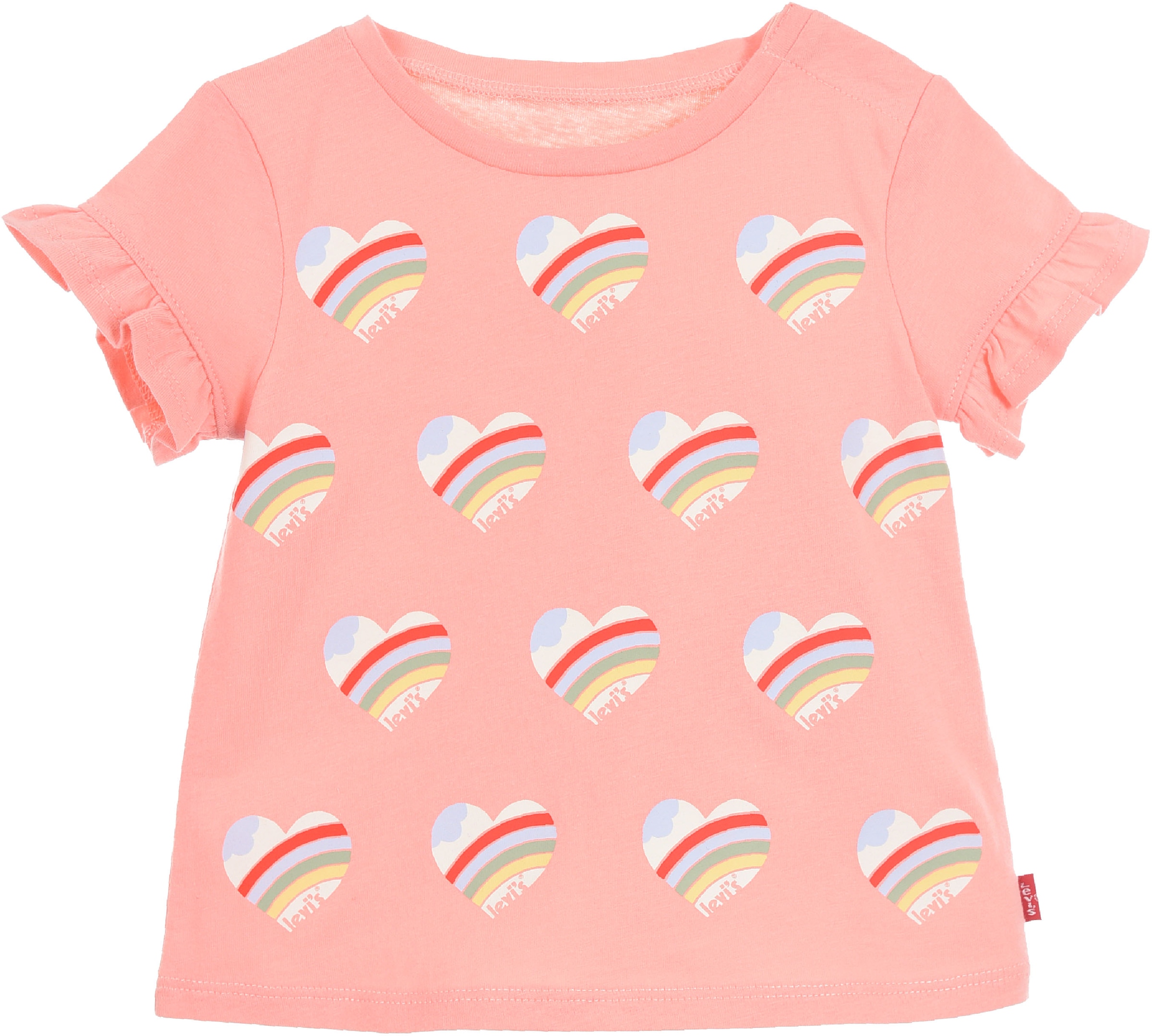 Print-Shirt, for girls mit Volants