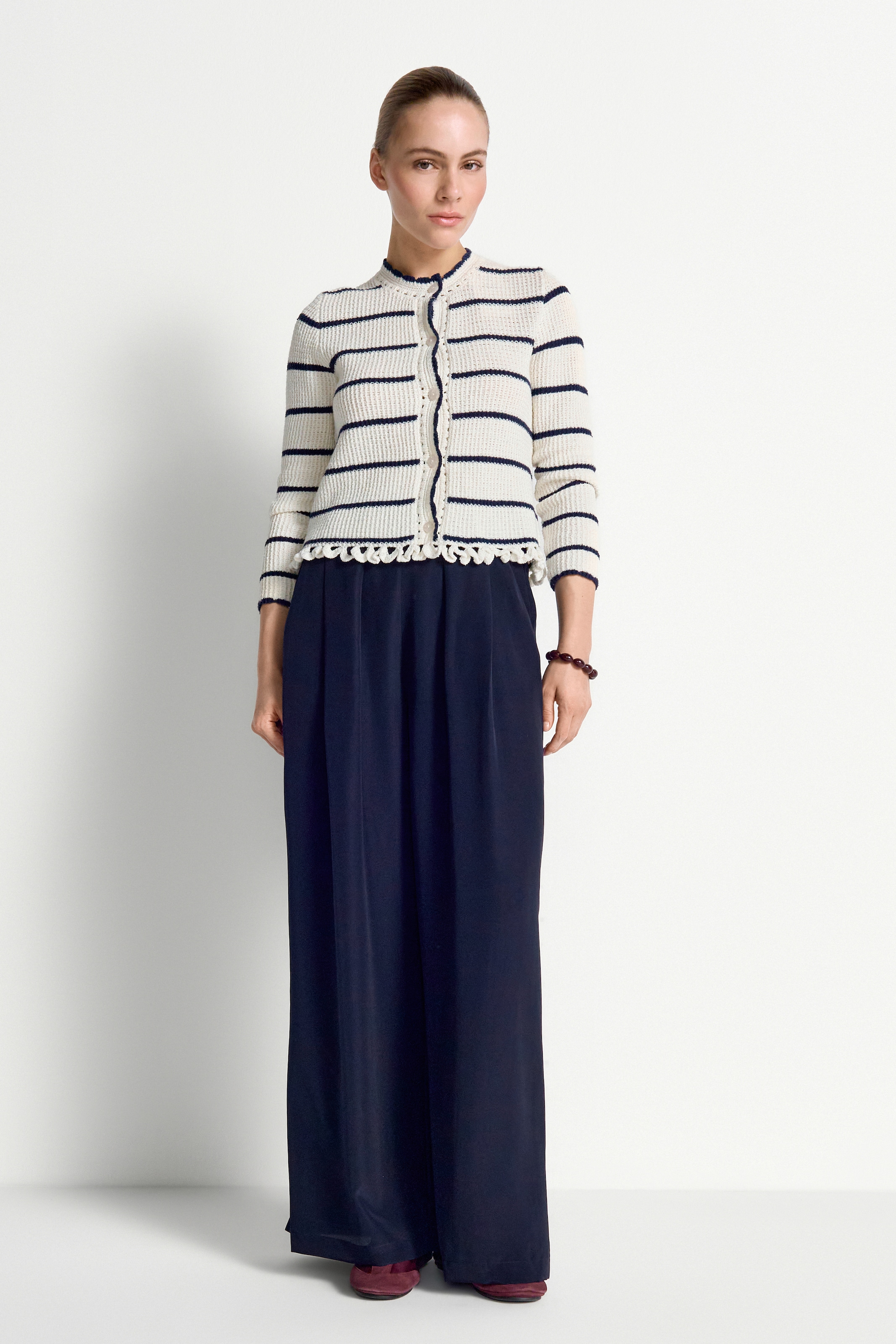 RICHROYAL Pantalon à enfiler  Coupe régulière avec ceinture élastique