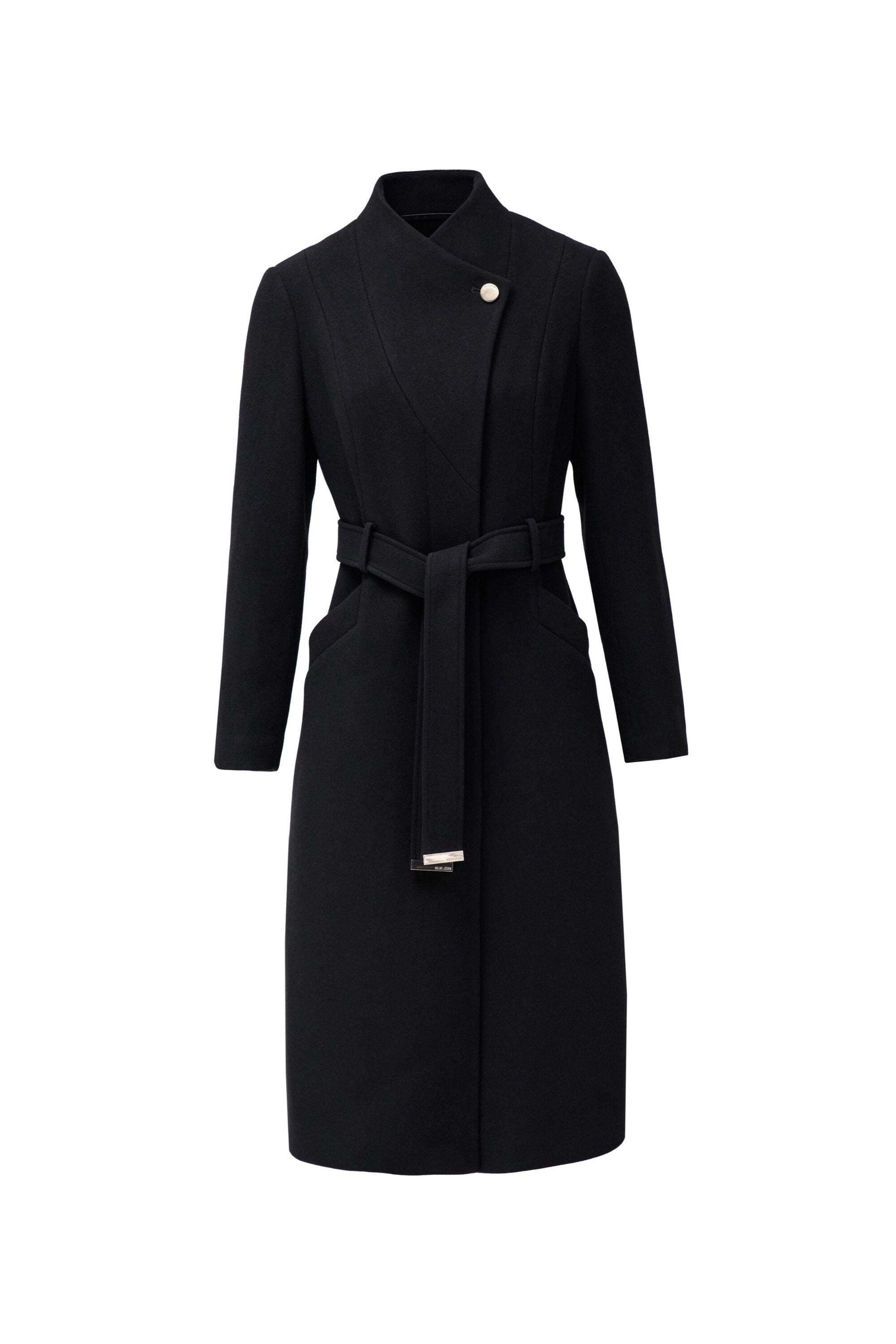 Image of Salsa Wollmantel "Salsa Jeans Wollmantel Long Wool Peacoat With Belt"
