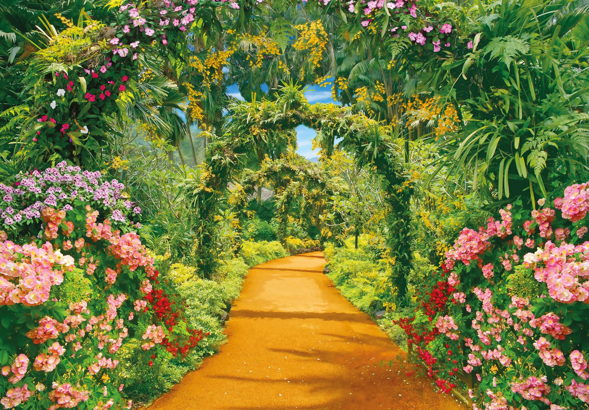 Image of Papermoon Fototapete "Flower Alley" glatt
