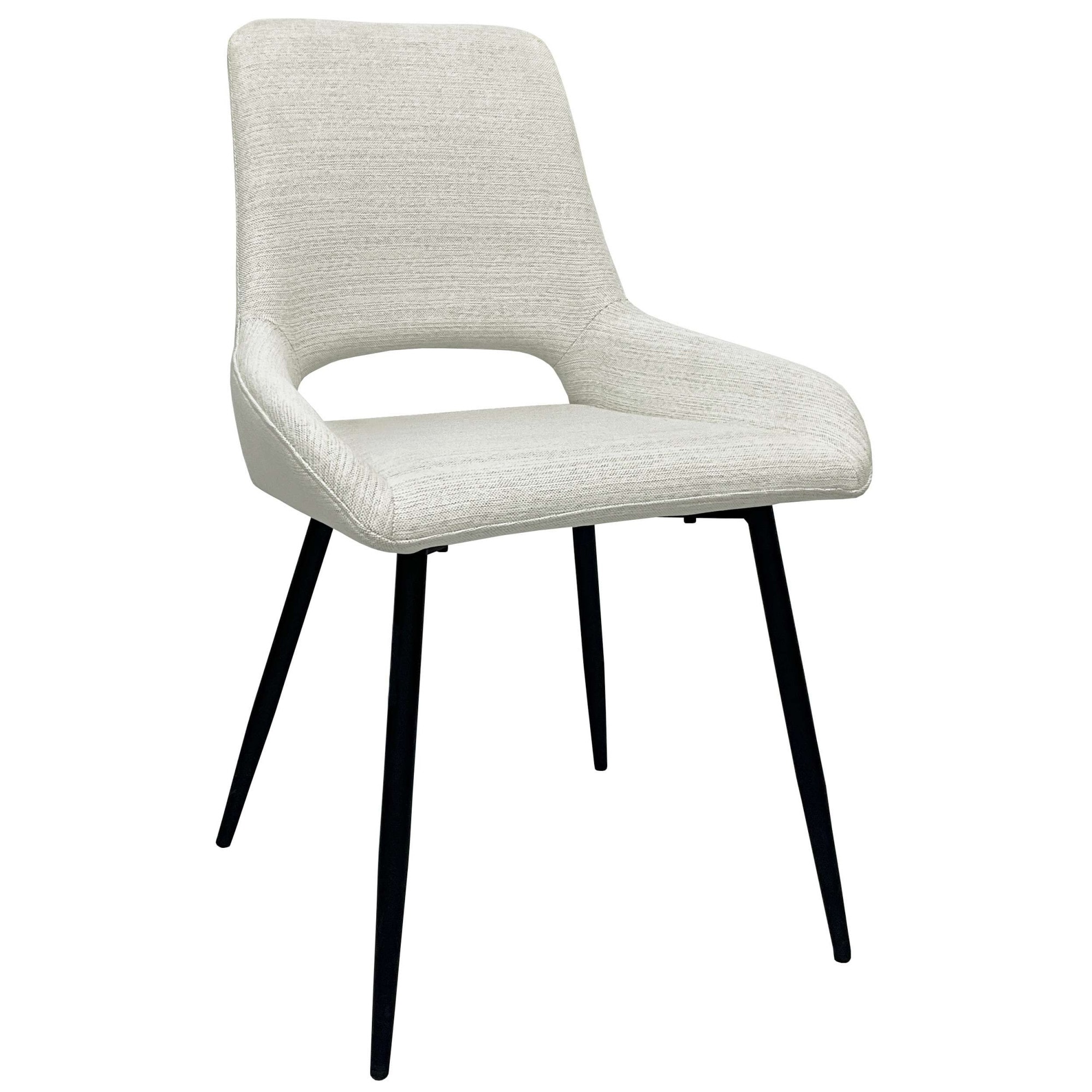 GOODproduct Chaise de salle à manger »Derrek« (Ensemble) lot de 2 avec dossier rembourré