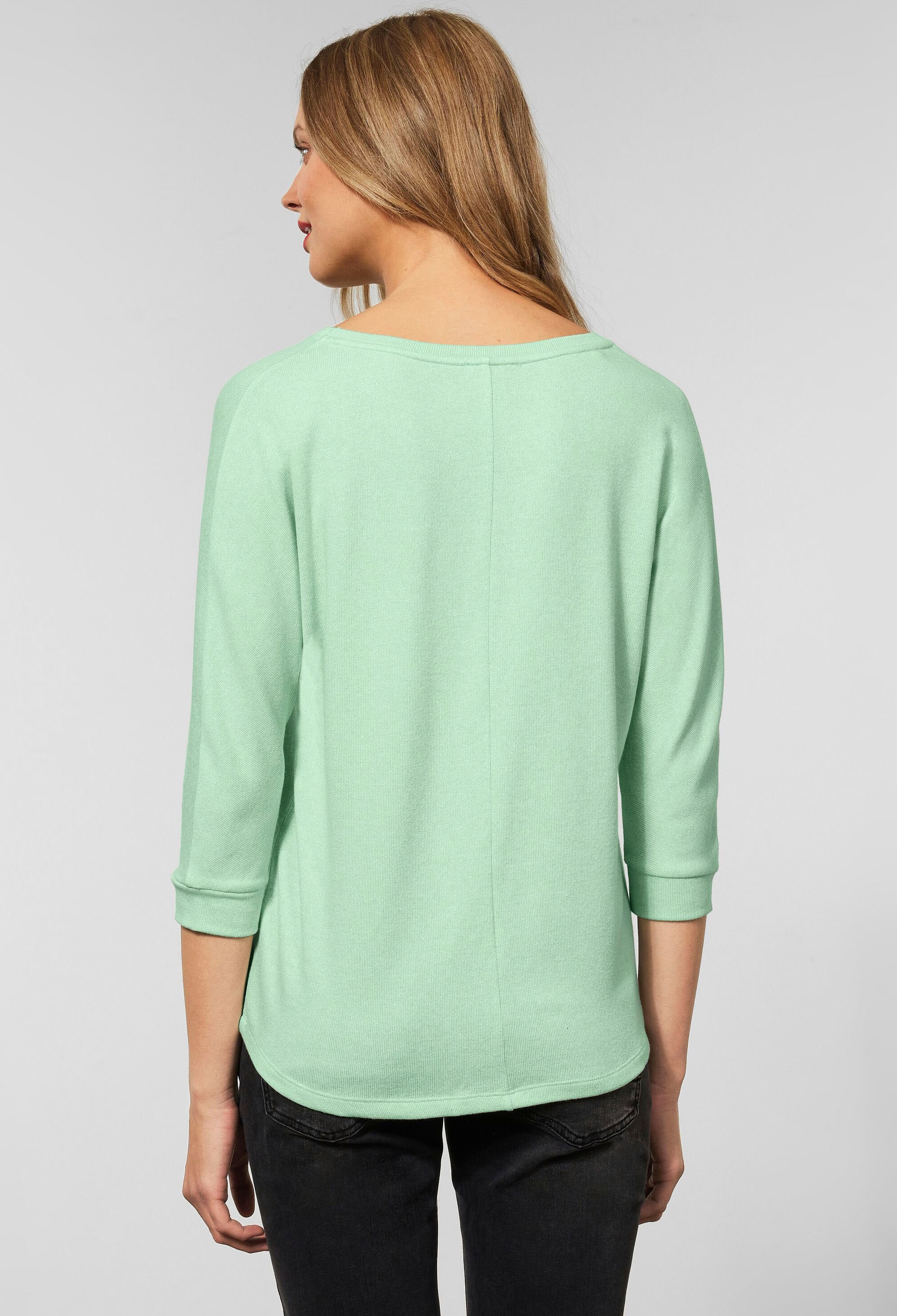 Melange-Optik versandkostenfrei »Style 3/4-Arm-Shirt in ONE STREET ♕ kaufen Ellen«,