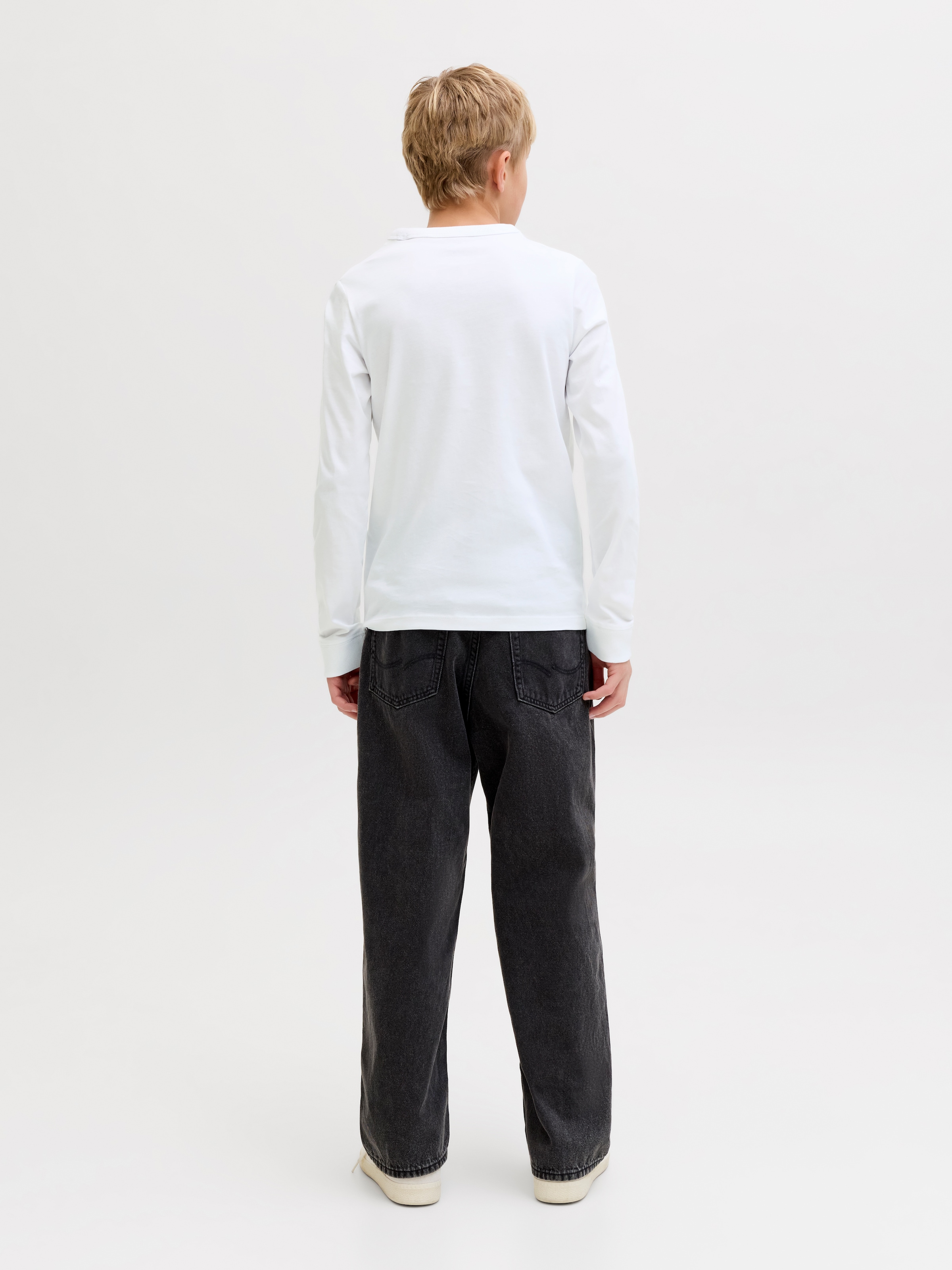 Jack & Jones Junior Langarmshirt »JJCOLLEGE LOGO TEE LS CREW NECK JNR« mit Logoprint