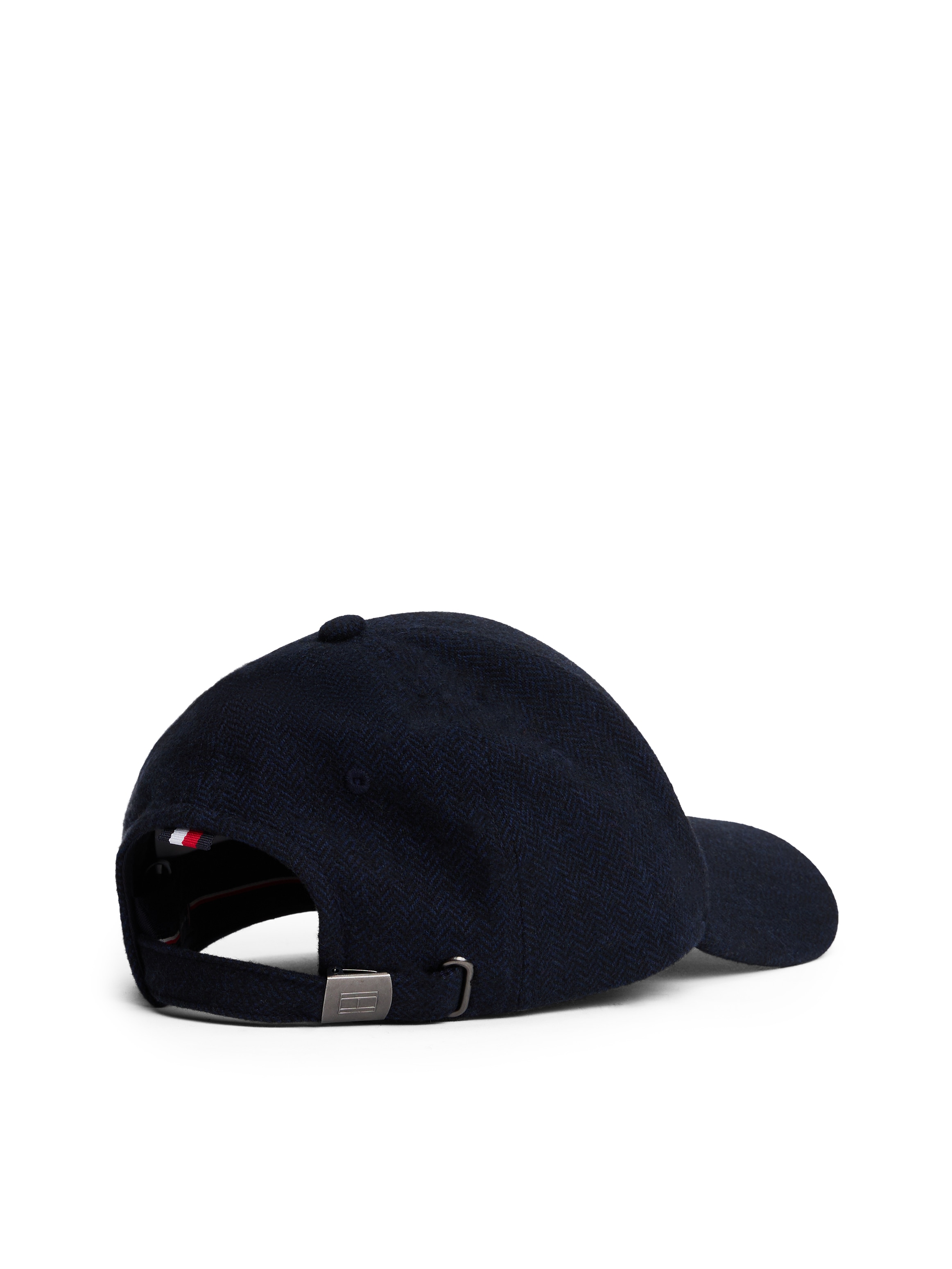 Tommy Hilfiger Baseball Cap »TH FLAG HERRINGBONE 6 PANEL CAP«, mit Klemmschnalle, aus Wollmischung