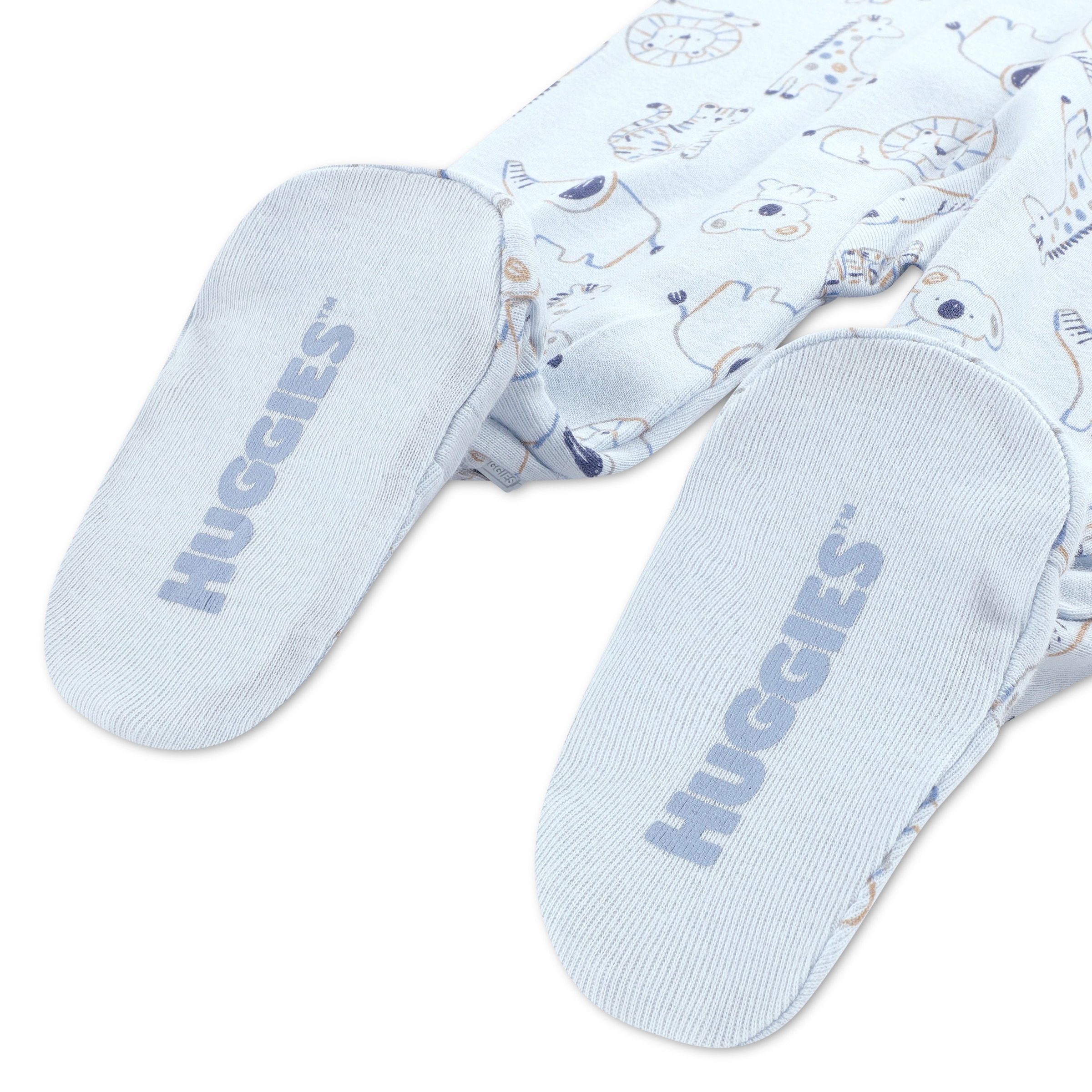 HUGGIES babywear Combinaison »HUGB FOOTED COVERALL« grenouillère à manches longues et pieds / imprimé intégral / pour garçons