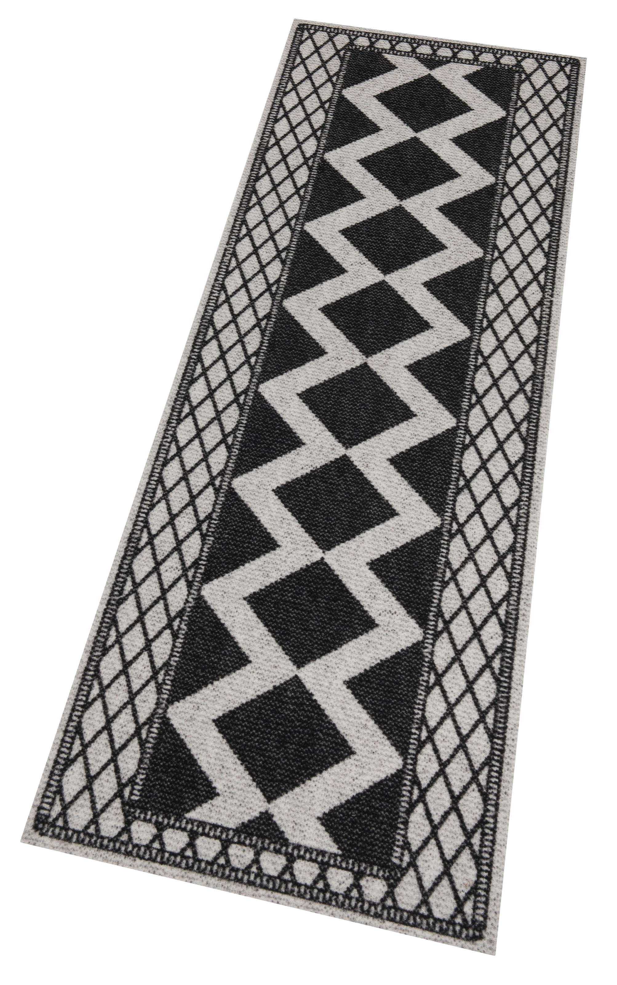 Image of Zala Living Küchenläufer »Mirror«, rechteckig, 5 mm Höhe, In/-und Outdoor geeignet, Grafisches Design, Teppich-Läufer, Küche, Garten, Terrasse, Robust, Pflegeleicht, Waschbar bei Ackermann Versand Schweiz