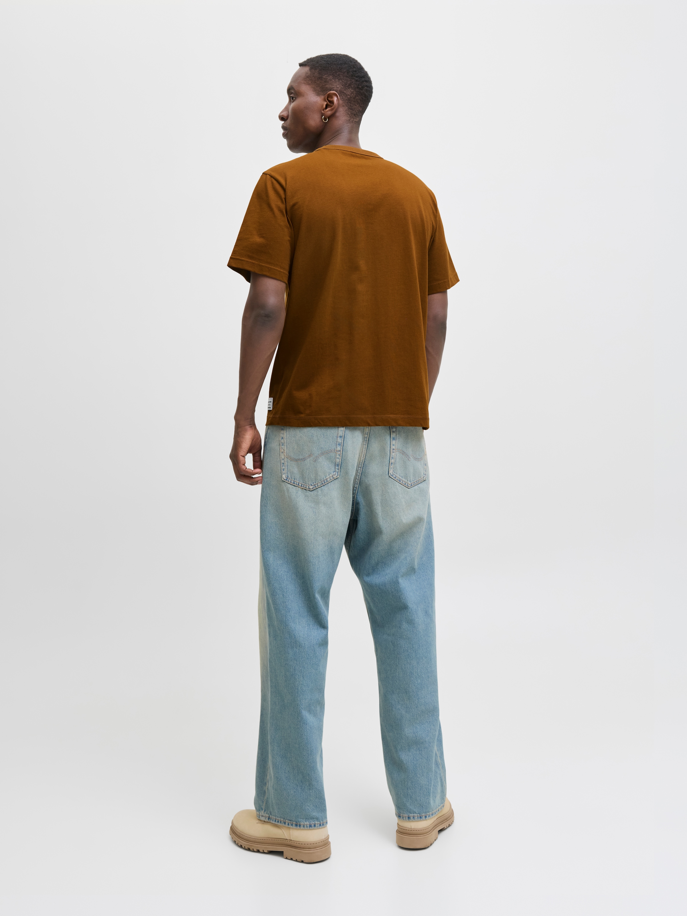 Jack & Jones Shirt à col rond »JJEDOVER TEE SS CREW NECK«