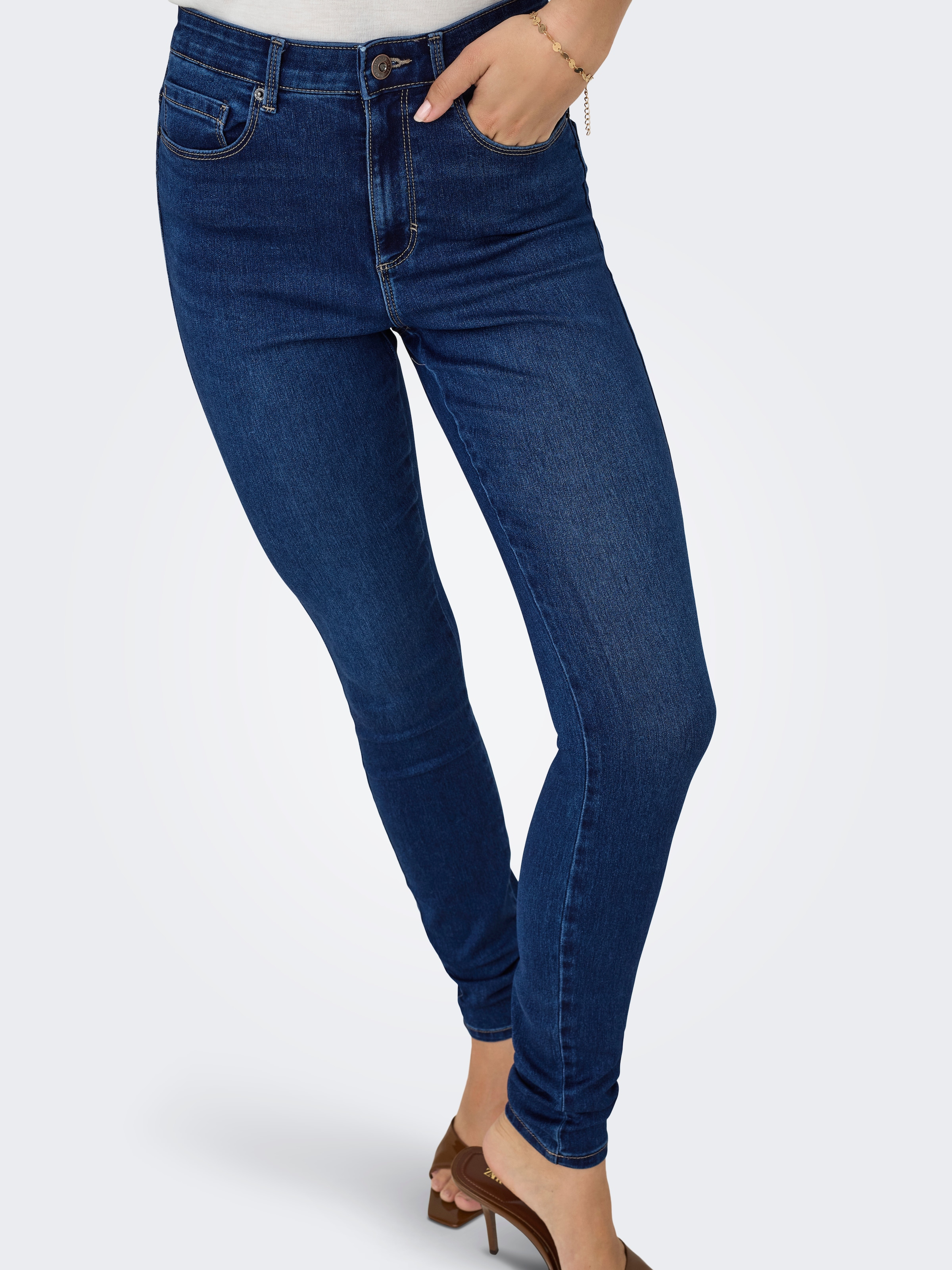 ONLY Skinny-fit-Jeans »ONLRAY HIGH WAIST SKINNY DNM BOX«