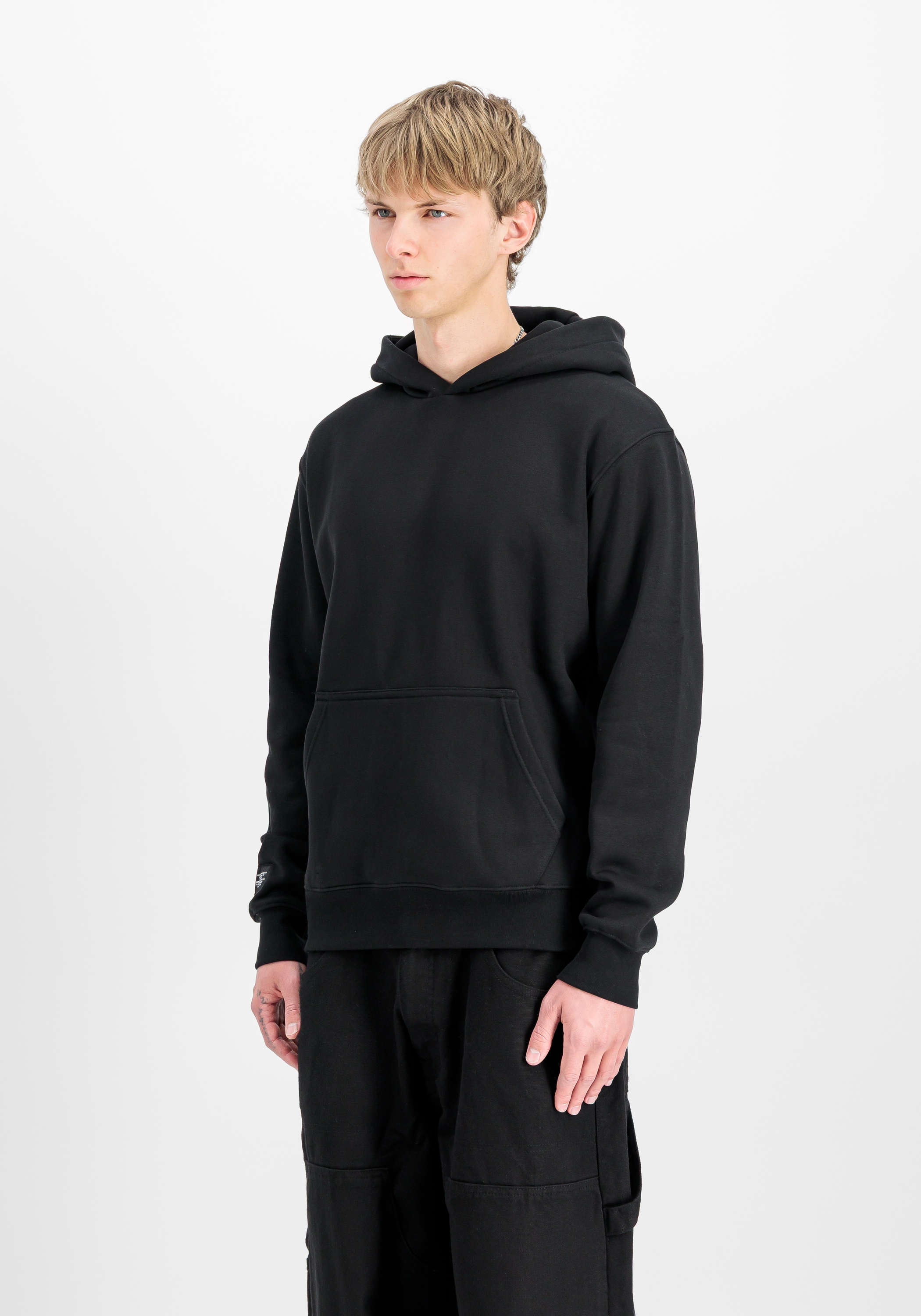 Image of Alpha Industries Hoodie "Label Backprint Hoodie"