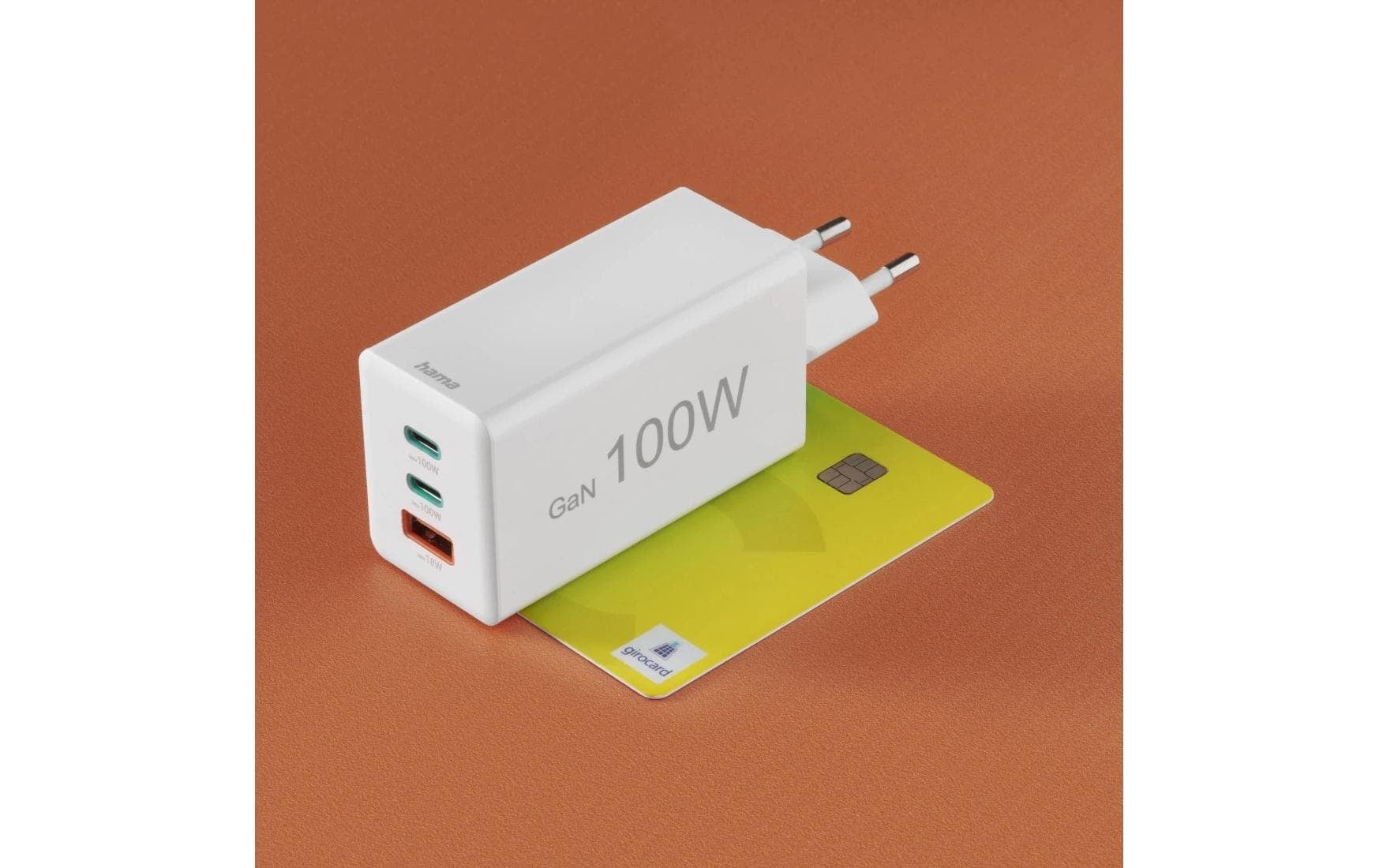 Hama USB-Ladegerät »Gan charger 1x USB-A 2x USB-C 100 W«