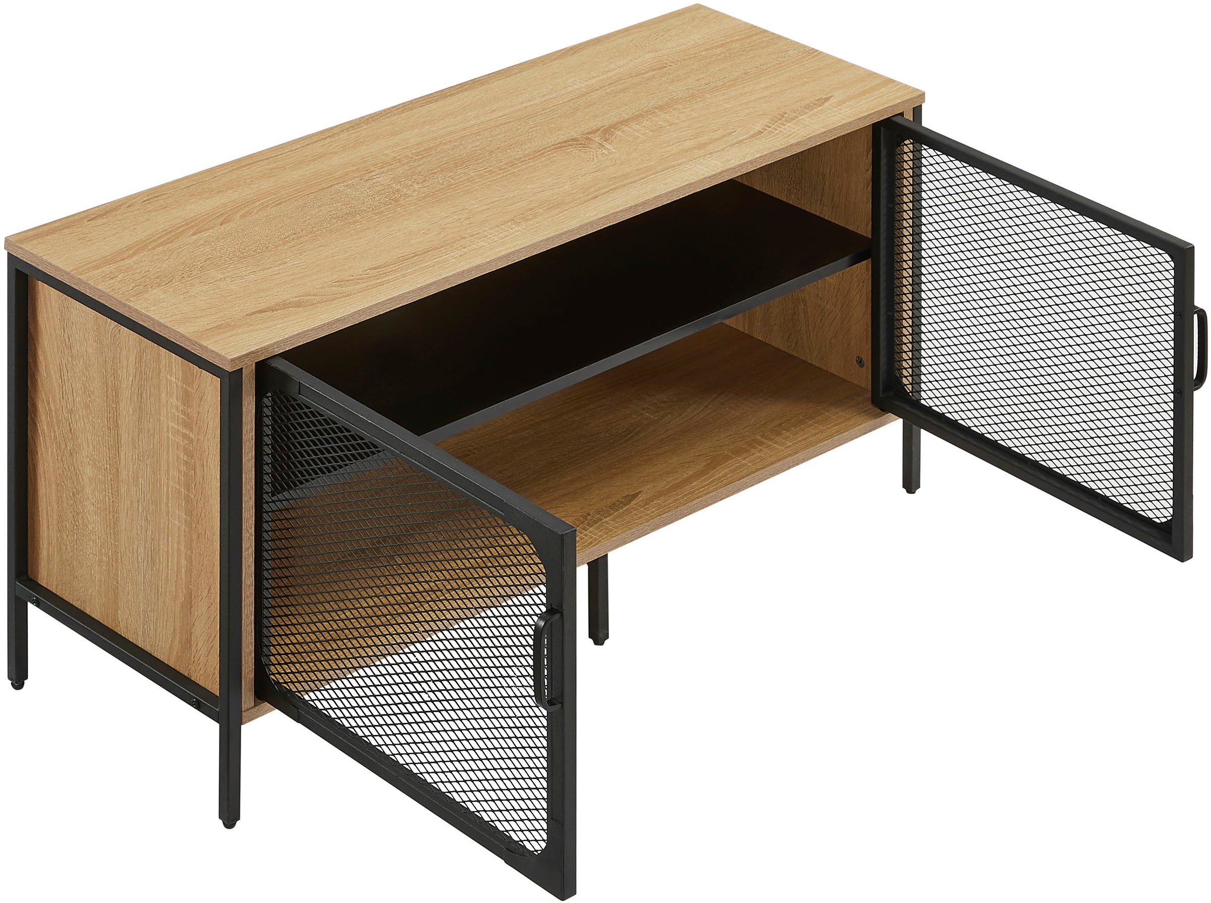 GOODproduct Tableau TV »Amance« mit natürlichen ABS-Kanten und langlebigem Metallgestell