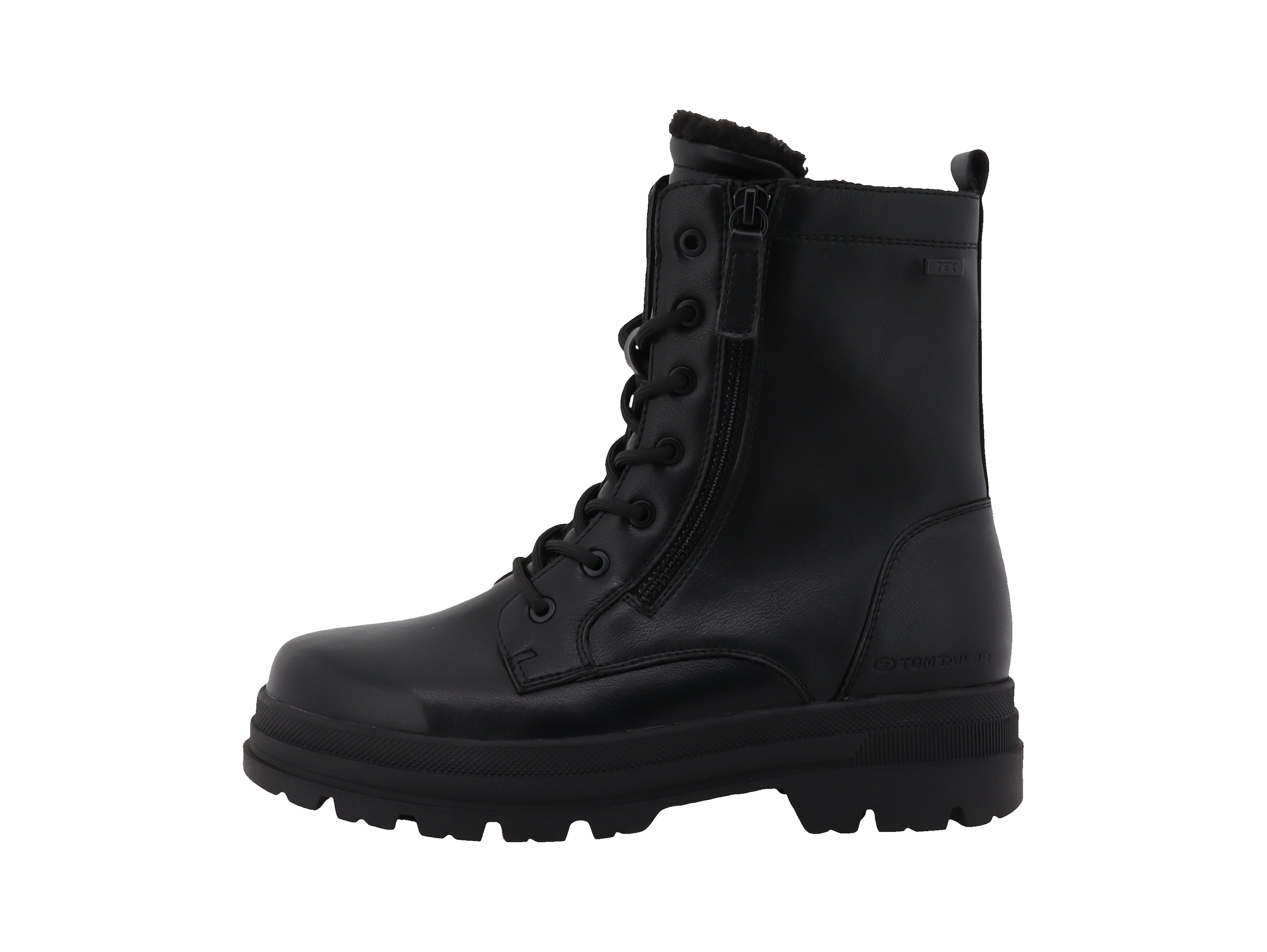 TOM TAILOR Winterstiefelette  Winterboots, Schnürboots mit Blockabsatz
