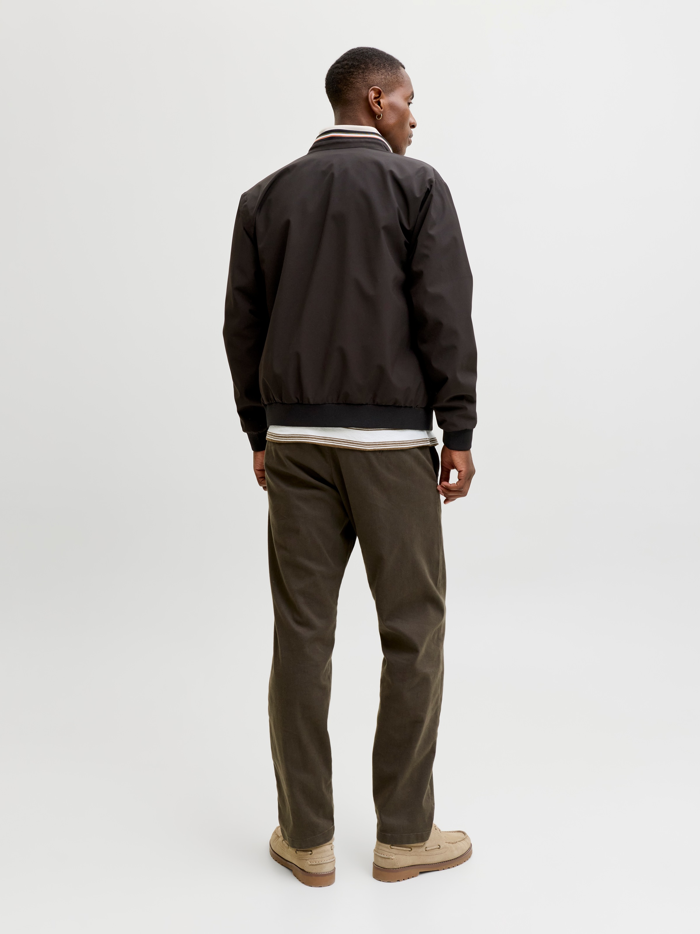 Jack & Jones Bomberjacke »JPRBLUBRAD BOMBER JACKET SN« Materialmix, regular fit