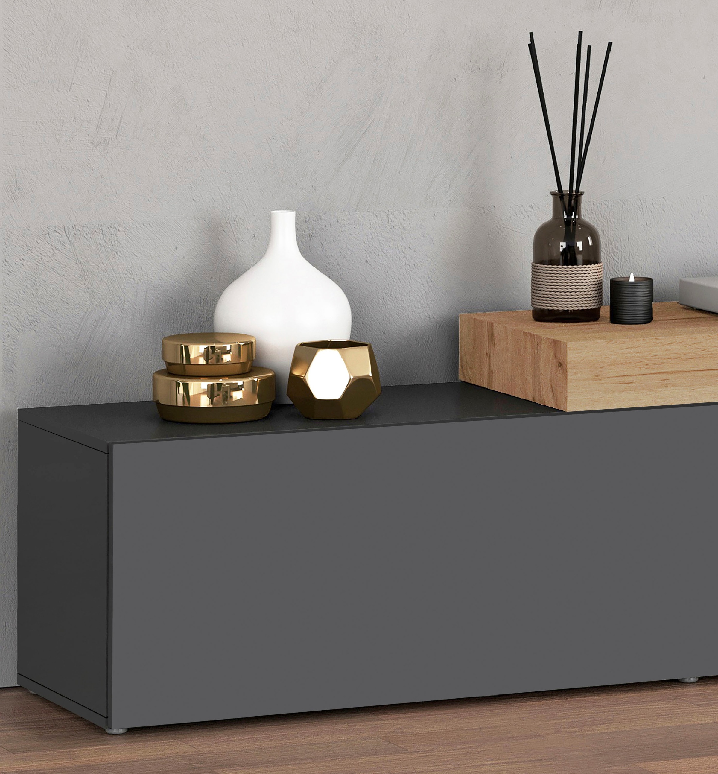 INOSIGN Meuble mural »Chronos Wohnwand, Medienwand, 8-er set« Set, 8 cuis tlg.