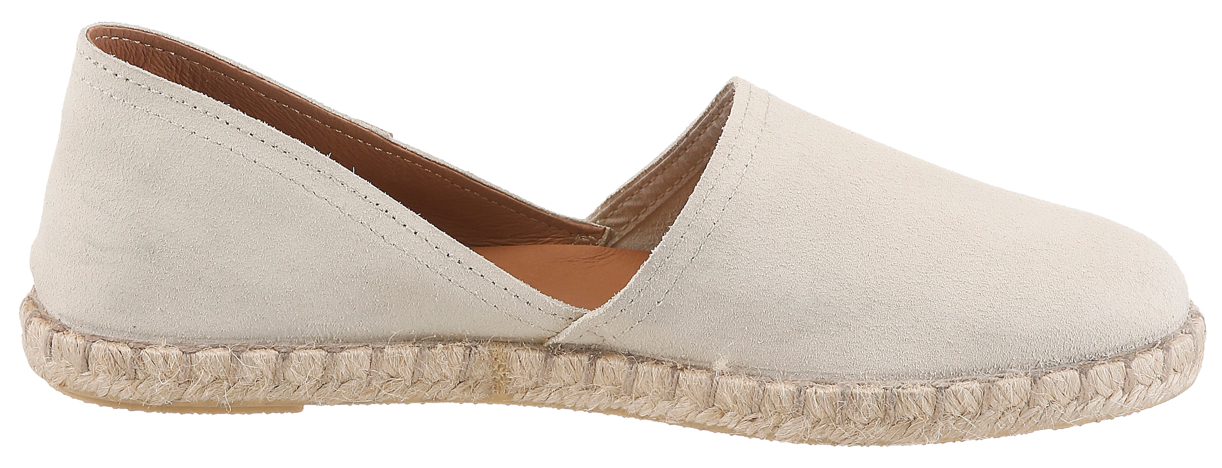 VERBENAS Espadrille  chaussure de plage, chaussure d'été, mocassin en cuir velours