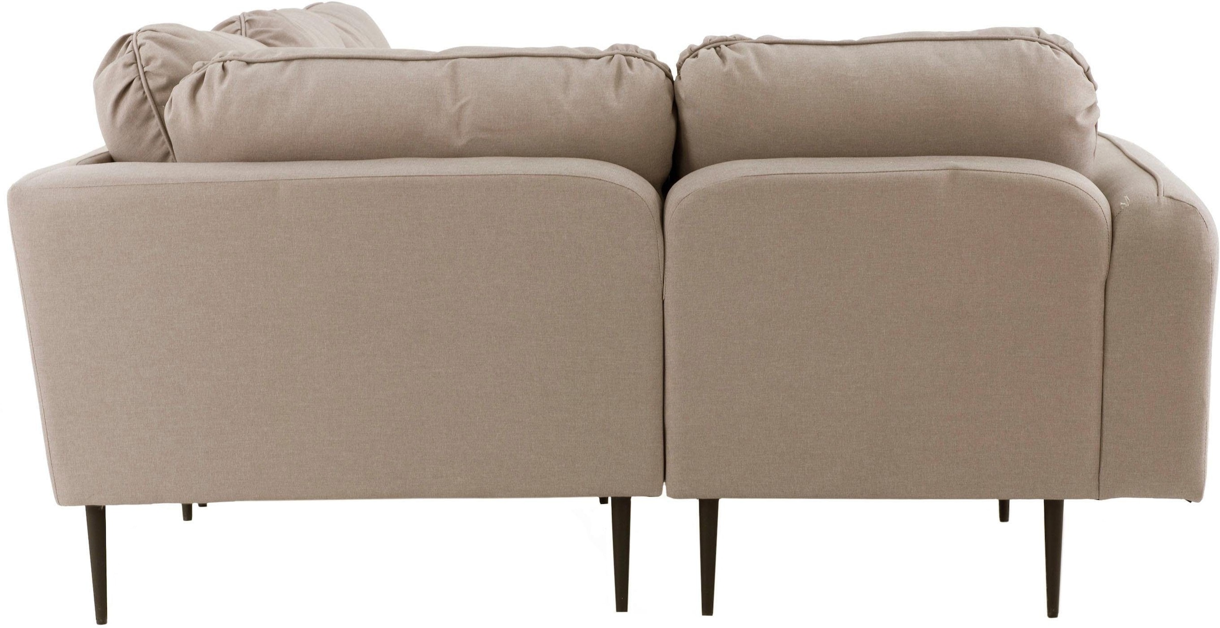 Home affaire Ecksofa »Skidi L-Form« mit losen Rückenkissen und Keder oben auf der Armlehne