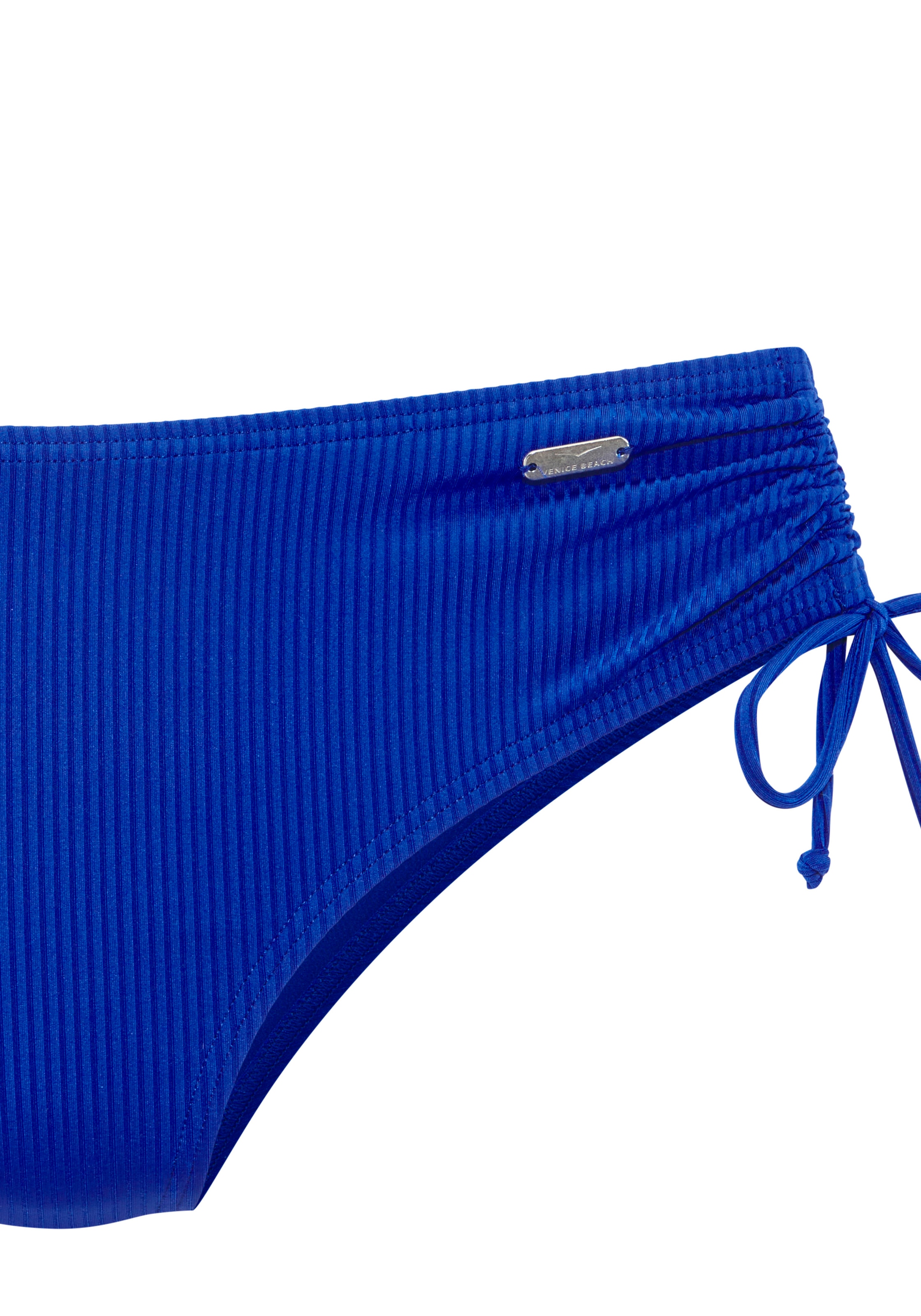 Venice Beach Pantalon de bikini »Lucky« en tissu à structure côtelée