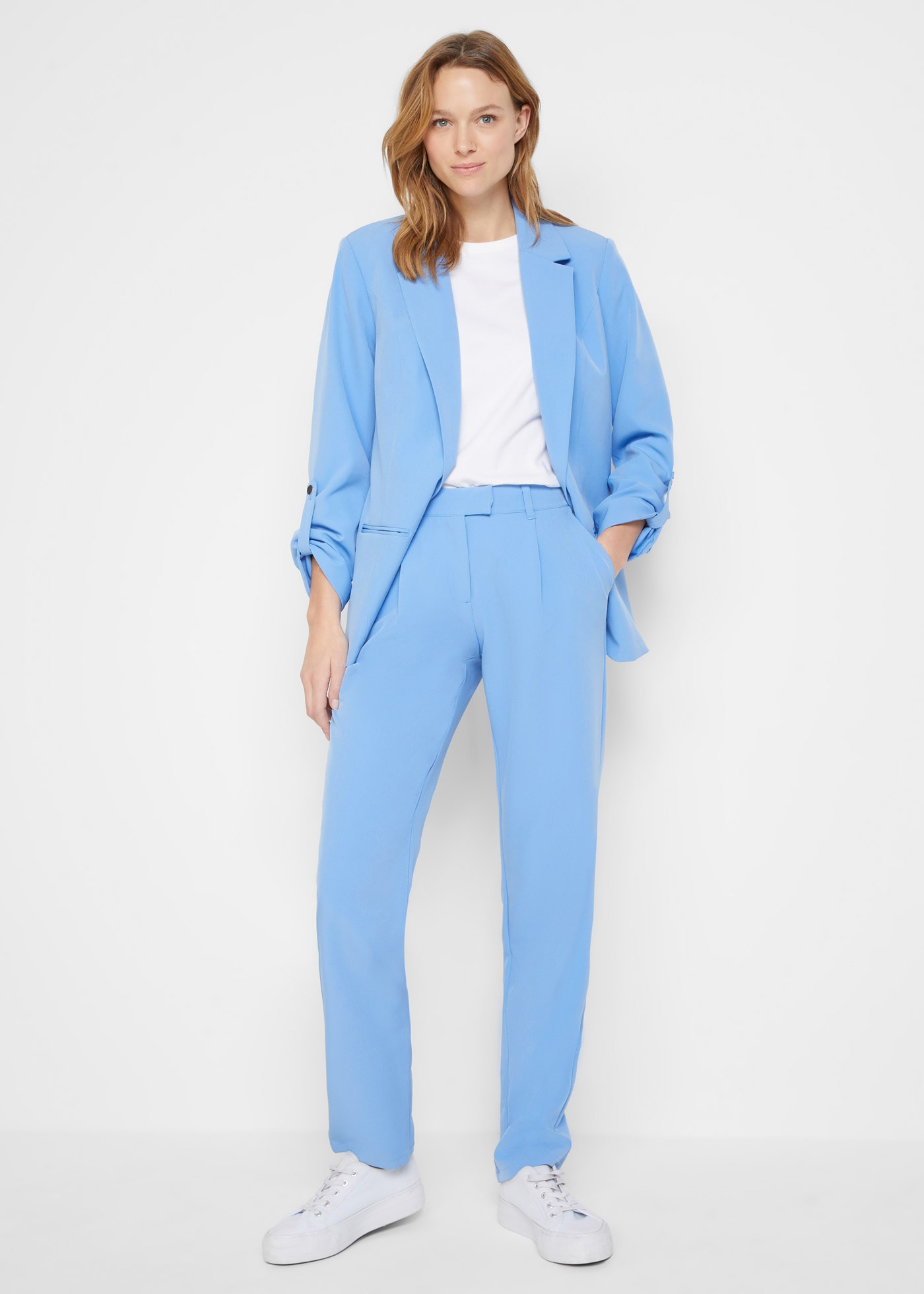 bonprix Jackenblazer »Blazer« mit klassischem Reverskragen, mit Stretch-Material