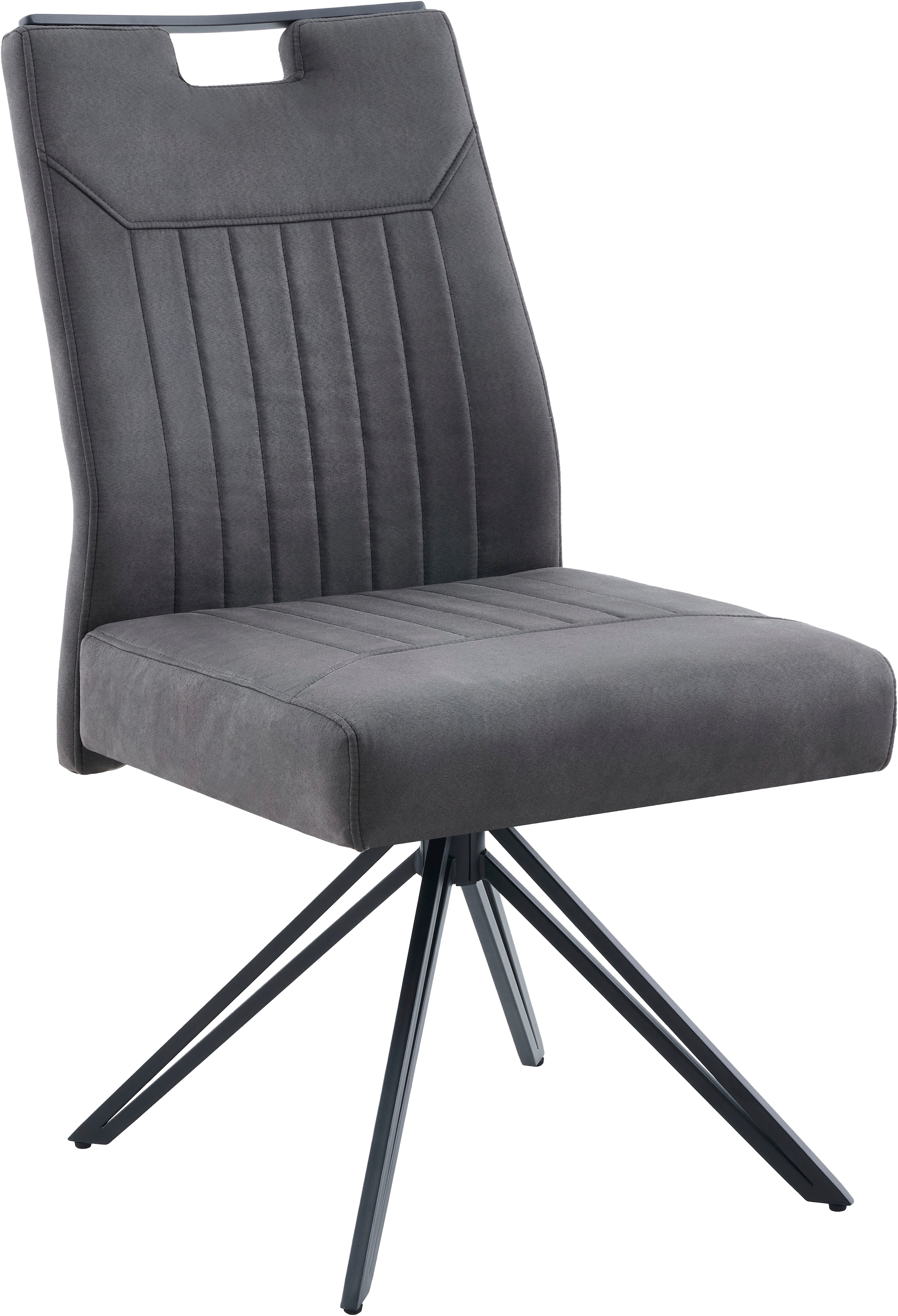 Image of HELA 4-Fussstuhl "MAGGY" () 1 Stk.XXL Sitzbreite, 360 drehbar, V-Fuss, Federkorb, 200kg belastbar