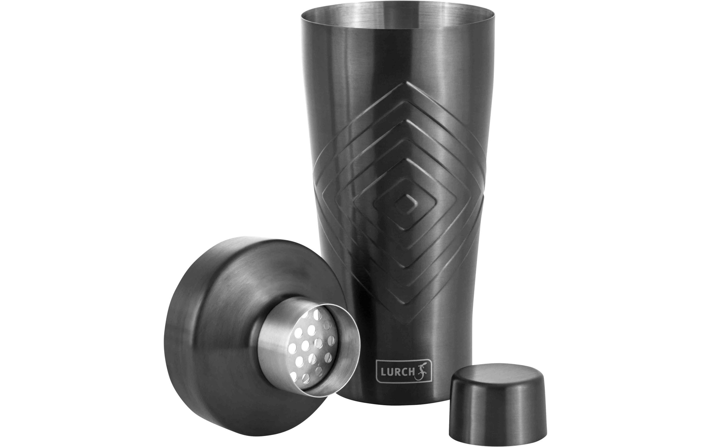 Lurch Cocktail Shaker »& Rezeptbuch 3-teilig, 0.6 l, Smoke«
