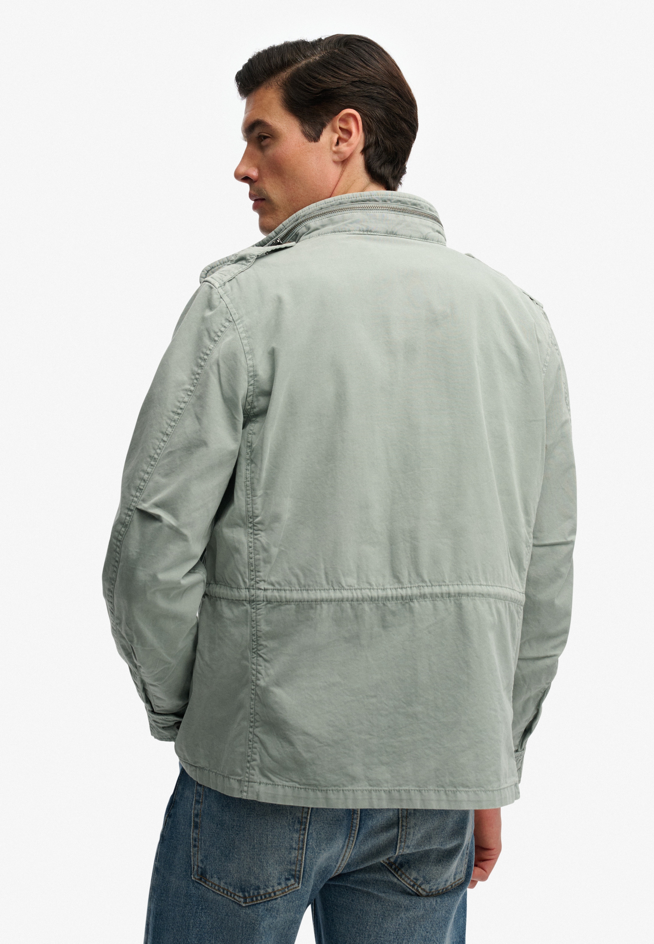 Superdry Parka »COTTON M65 JACKET« ohne Kapuze