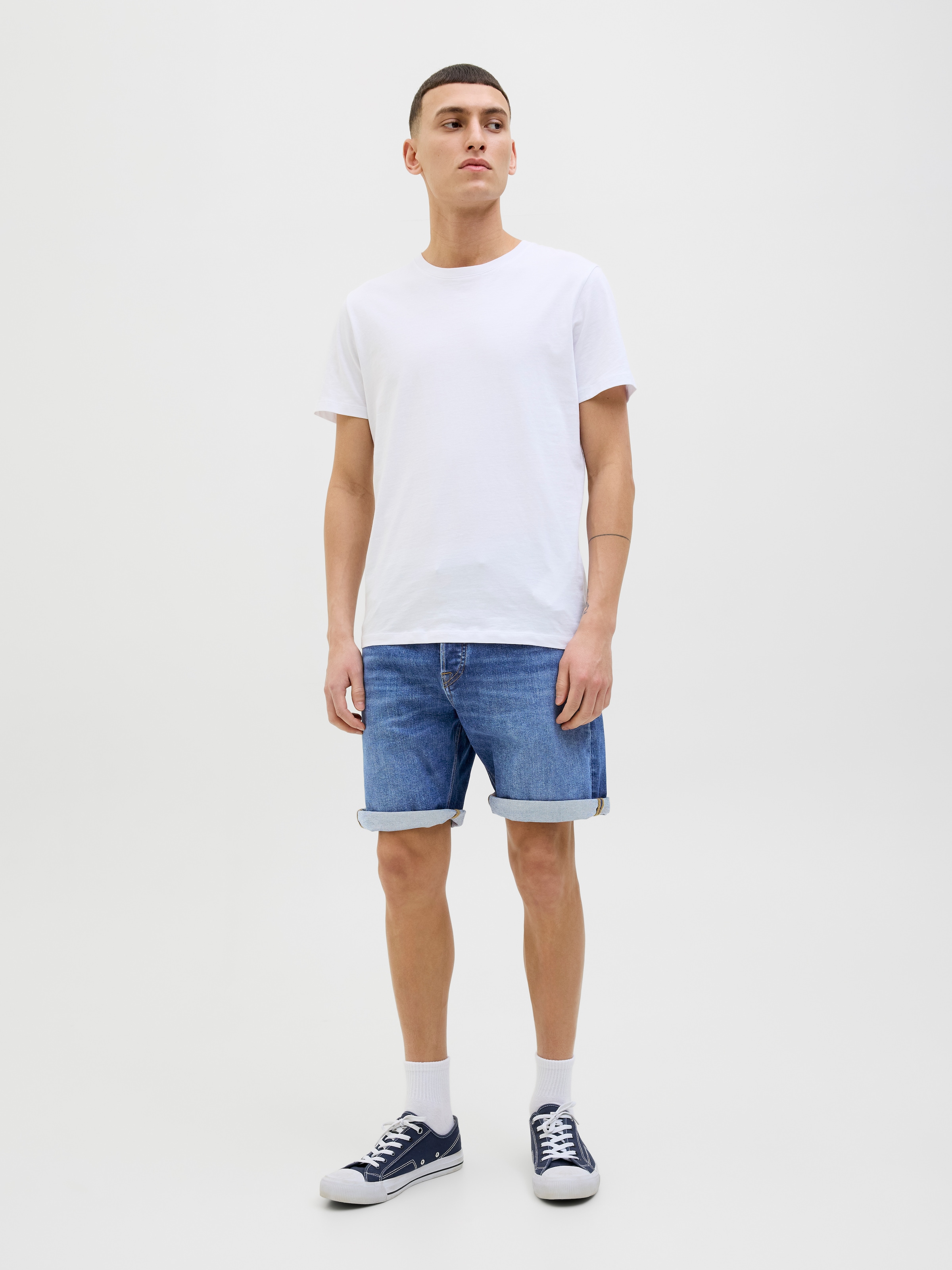 Image of Jack & Jones Shorts "JJIRICK JJIORG SHORTS 363/365 2 PK MP" Baumwollmischung, regular fit, zum krempeln