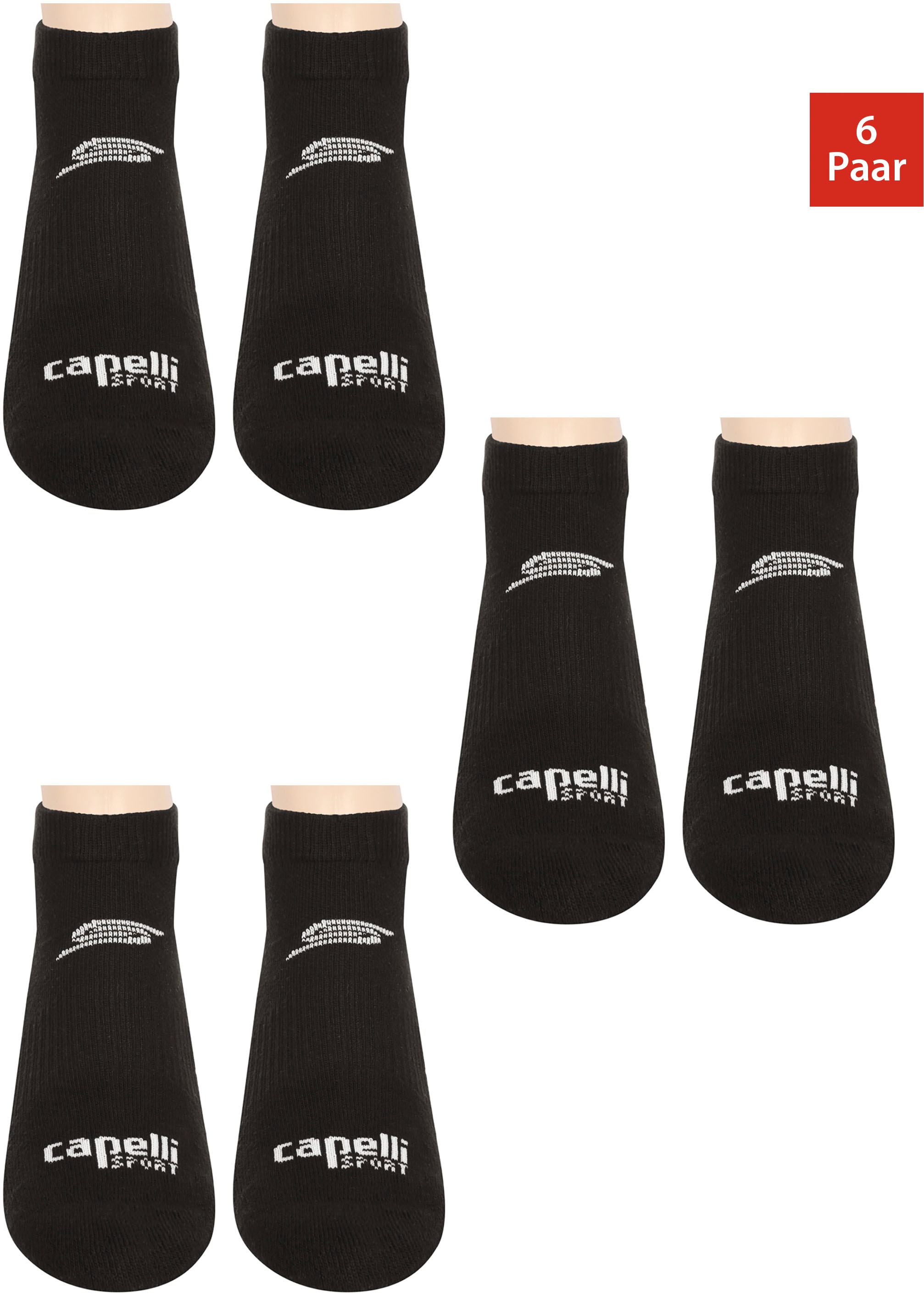 Capelli Sport Sneakersocken, (6 Paar)