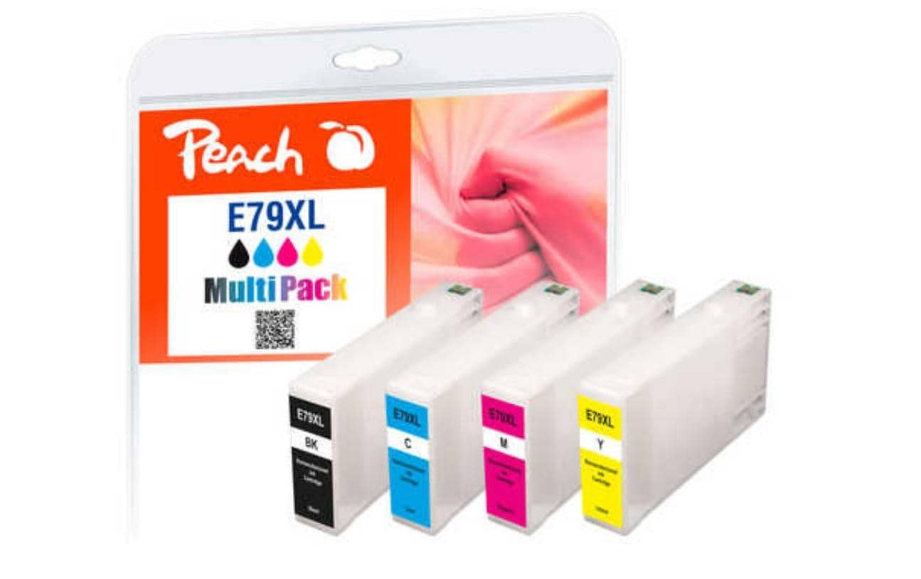 Peach Tintenpatrone »Epson No 79XL 1x BK, 1x C, 1x M, 1x Y«, (4 St.)