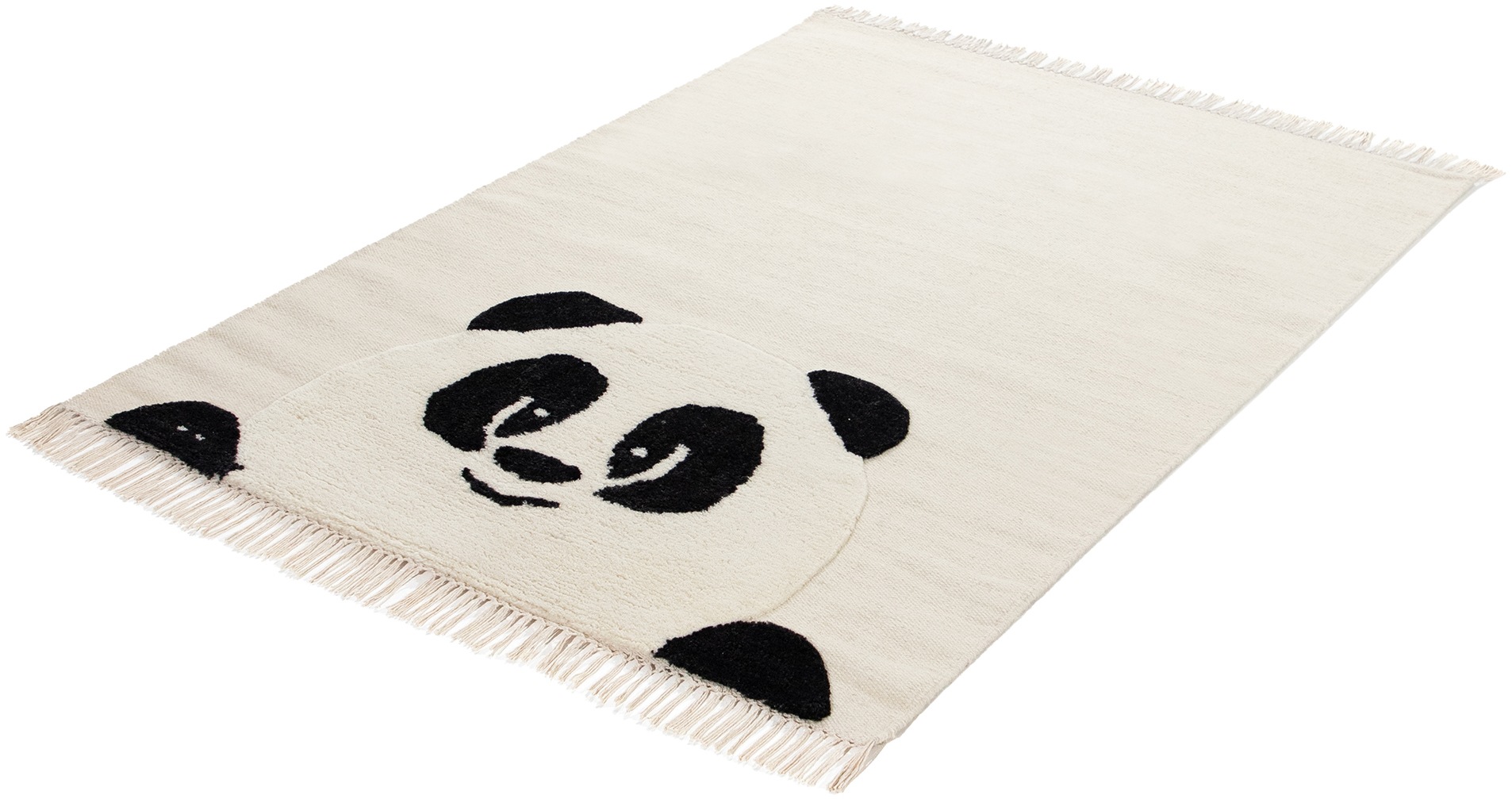 carpetfine Kinderteppich »Panda« rechteckig 0,6 mm Höhe