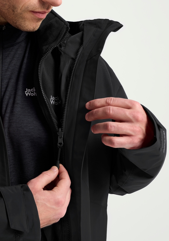 Jack Wolfskin 3-in-1-Funktionsjacke »STONETRAIL 3IN1 JKT M« für Sportmode und Outdoormode, sportlicher Stil