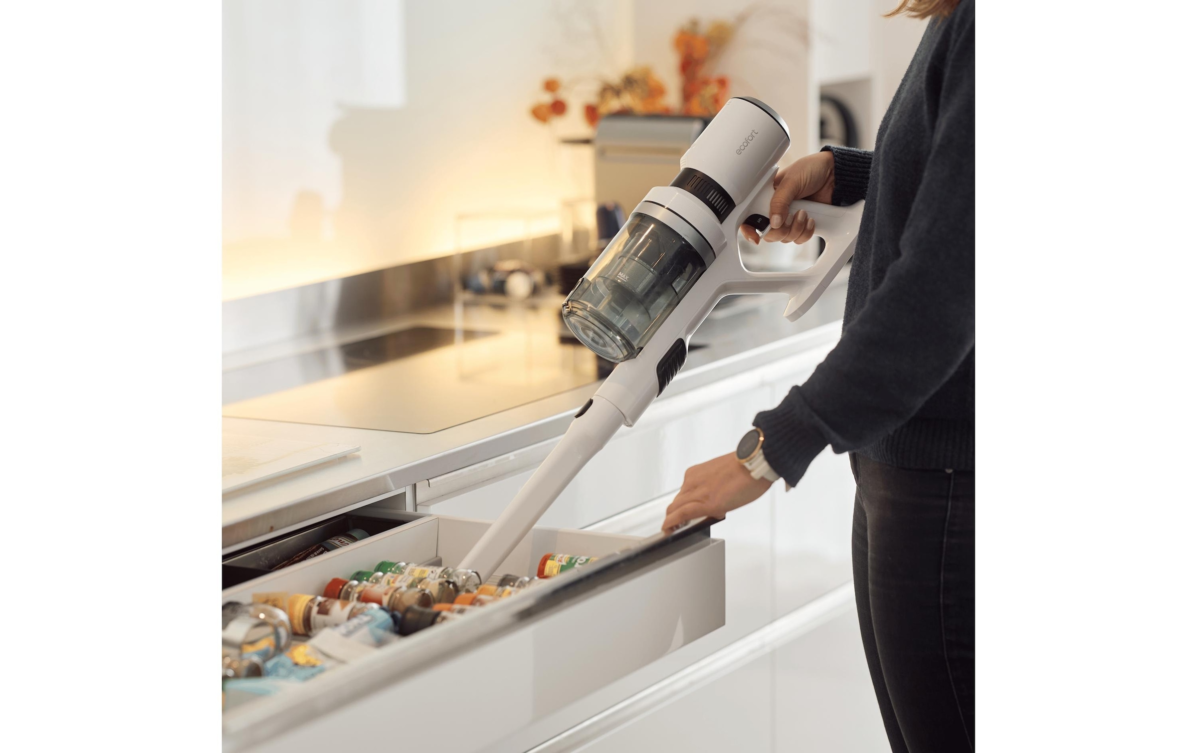   Akku-Hand-und Stielstaubsauger »Ecofort CleanVac Easy«