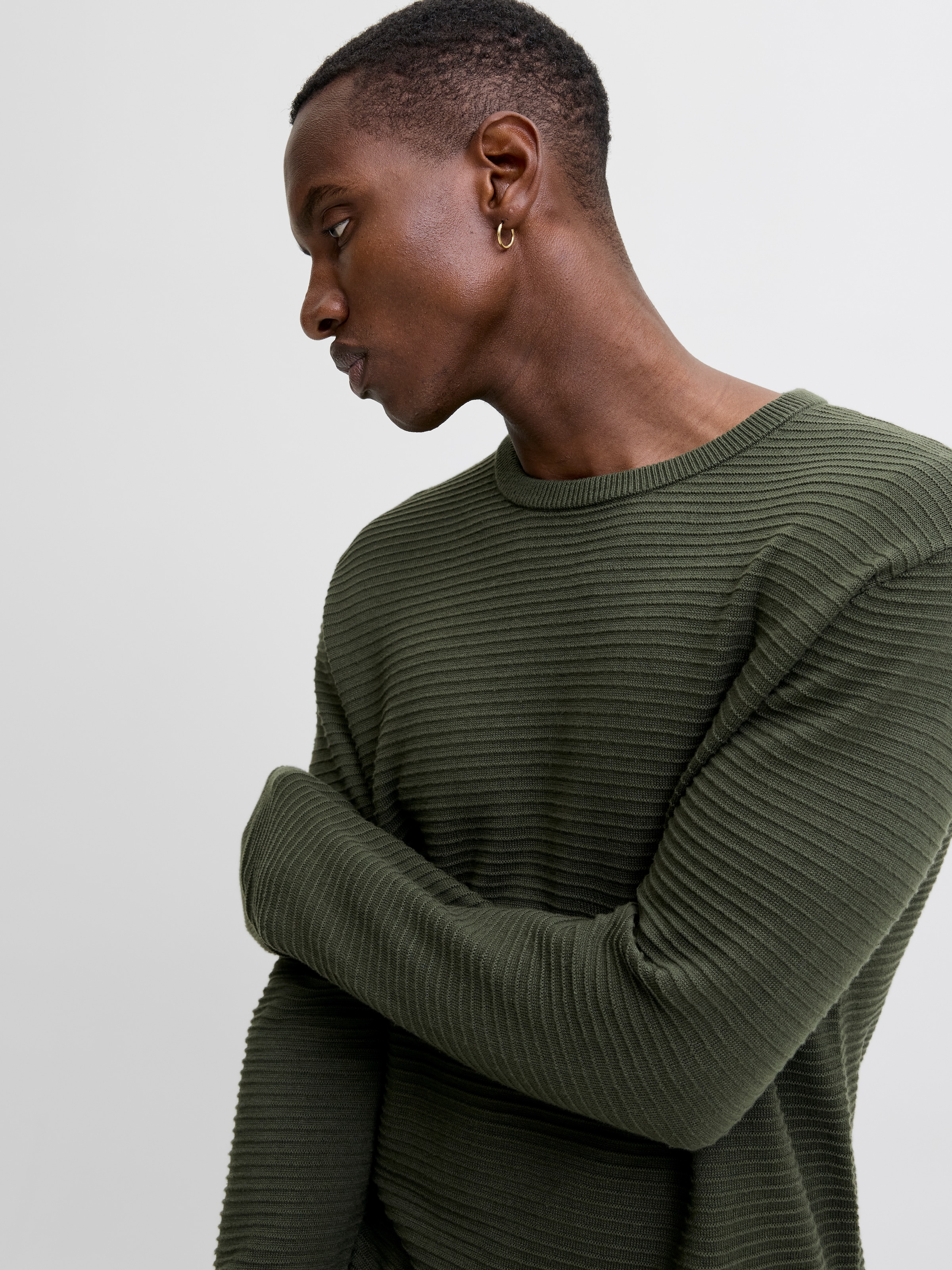 Jack & Jones Rundhalspullover »JJOTTO KNIT CREW NECK AW25«