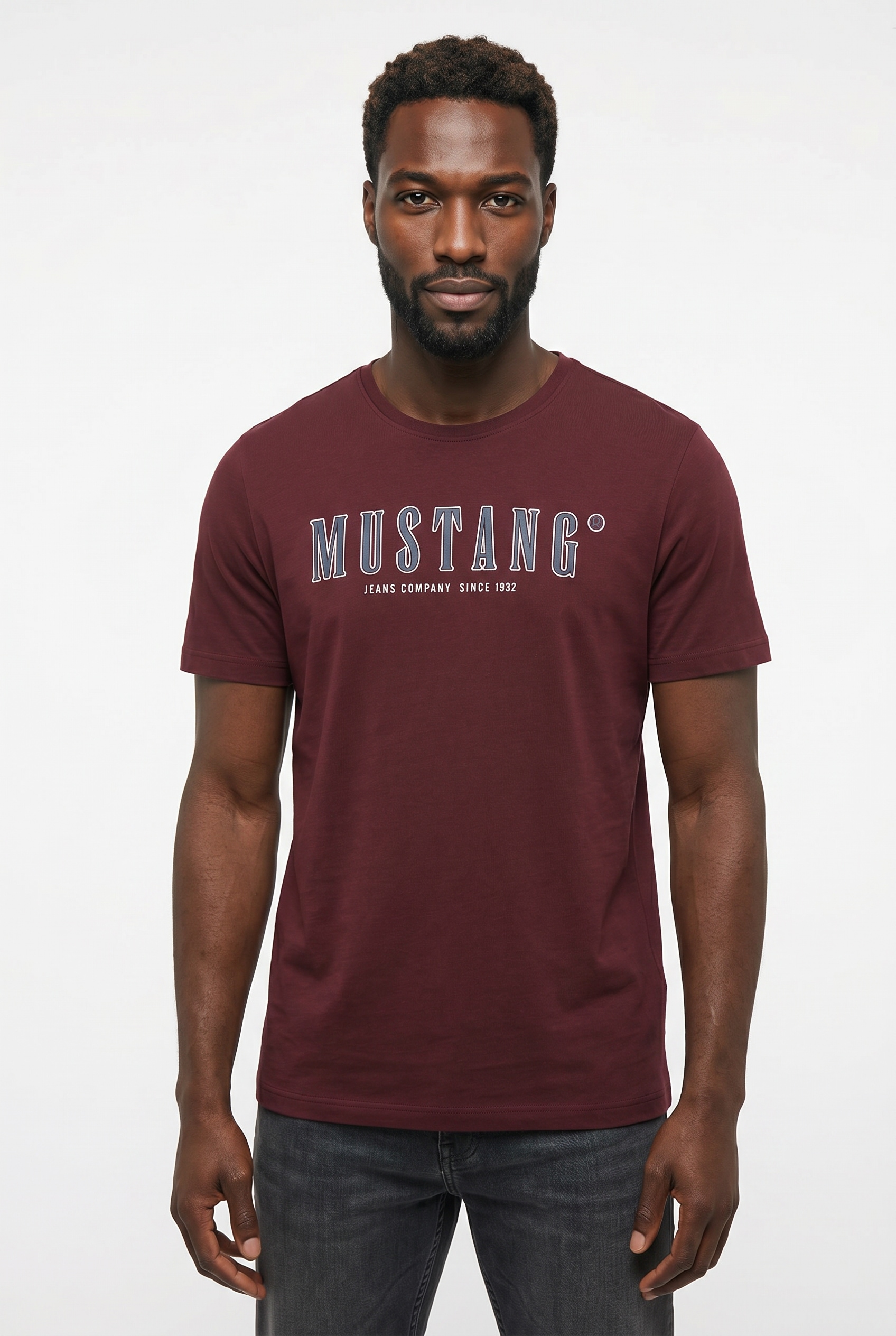 Image of MUSTANG T-Shirt "MU-Alex" plakativ bedruckt