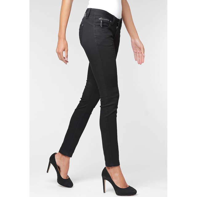 ♕ GANG Skinny-fit-Jeans »94Nikita«, mit Zipper-Detail an der Coinpocket  versandkostenfrei bestellen